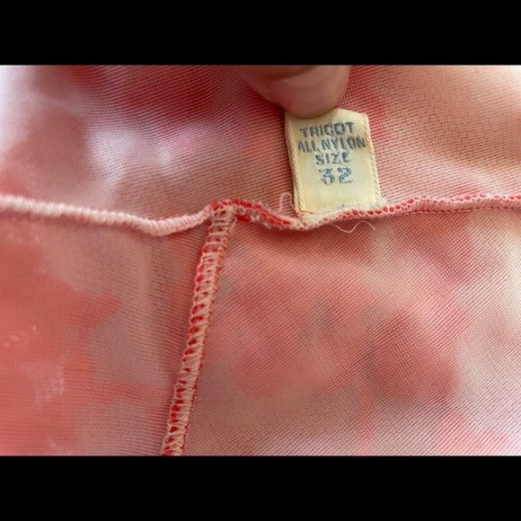 VANITY FAIR Vintage Long Chiffon & Lace Nightgown11