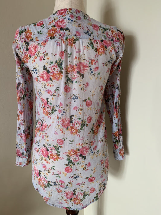 ATMOSPHERE Adorable Floral Long Sleeve Light Weight Shirt, Size Small1