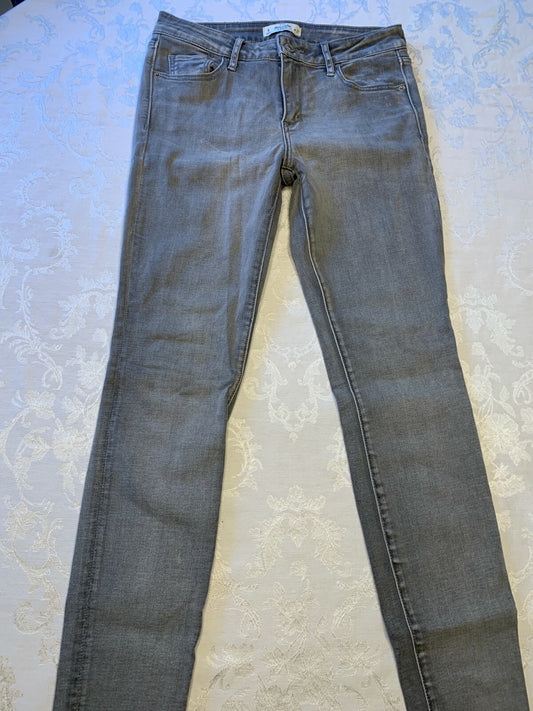 ABERCROMBIE Gray Skinny Jeans, Size 271
