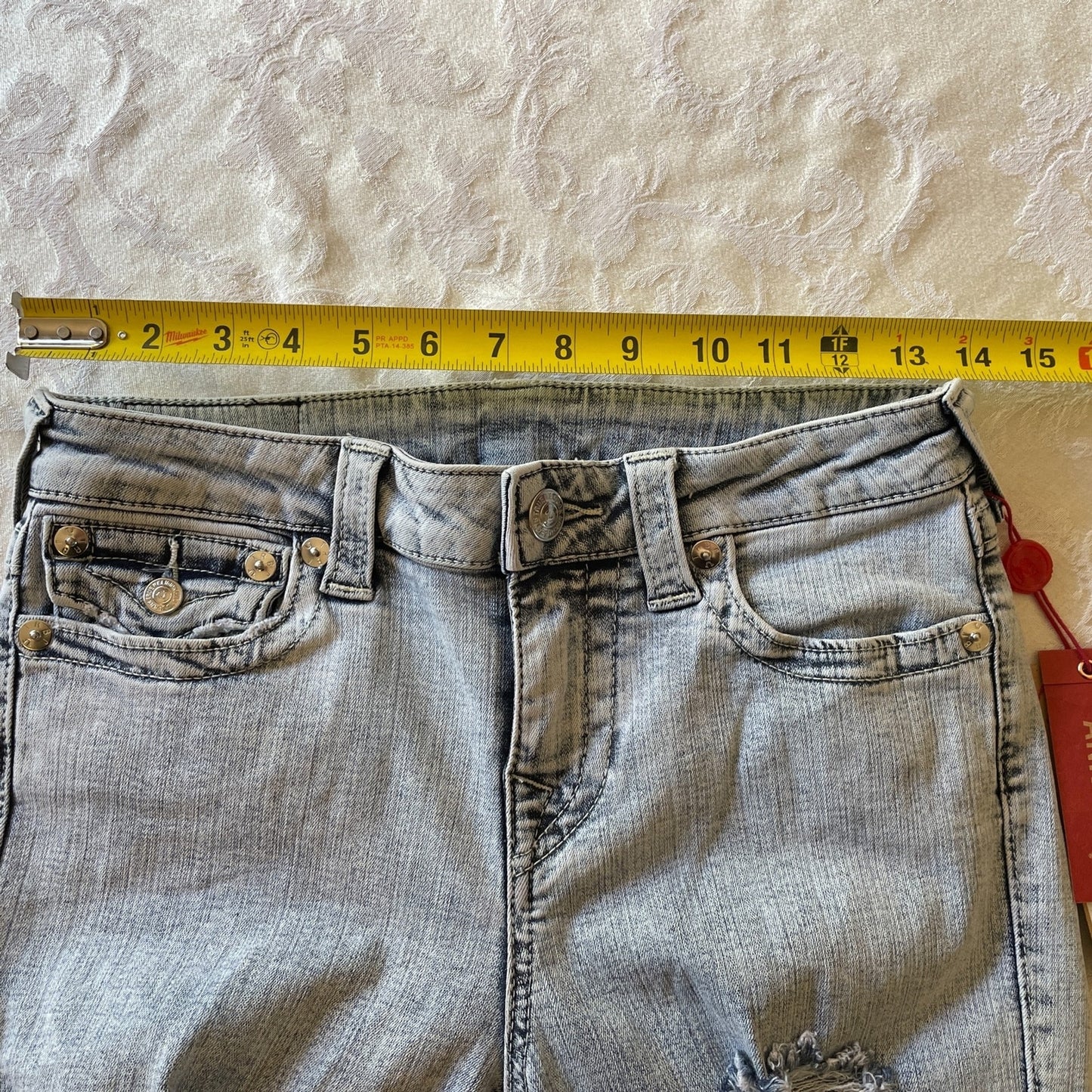 TRUE RELIGION New Ankle Super Skinny Jeans, Size 2812