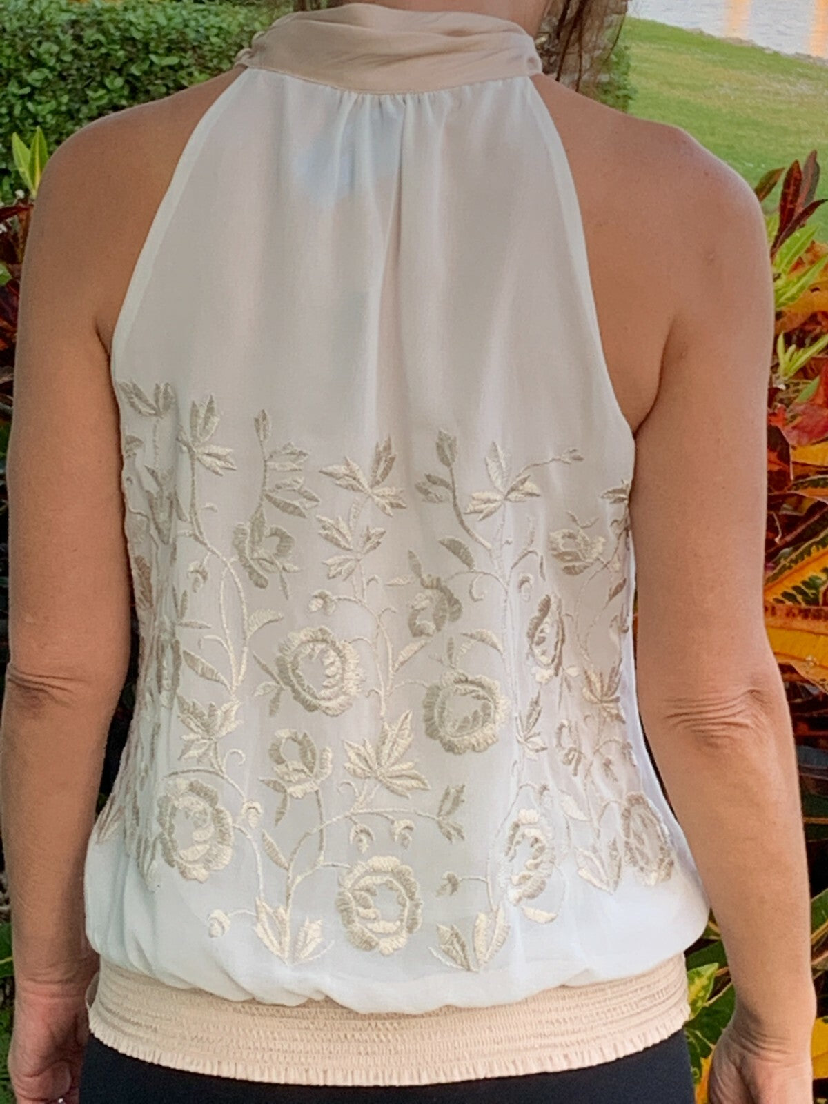 WHITE HOUSE/BLACK MARKET Embroidered Blouse, New8