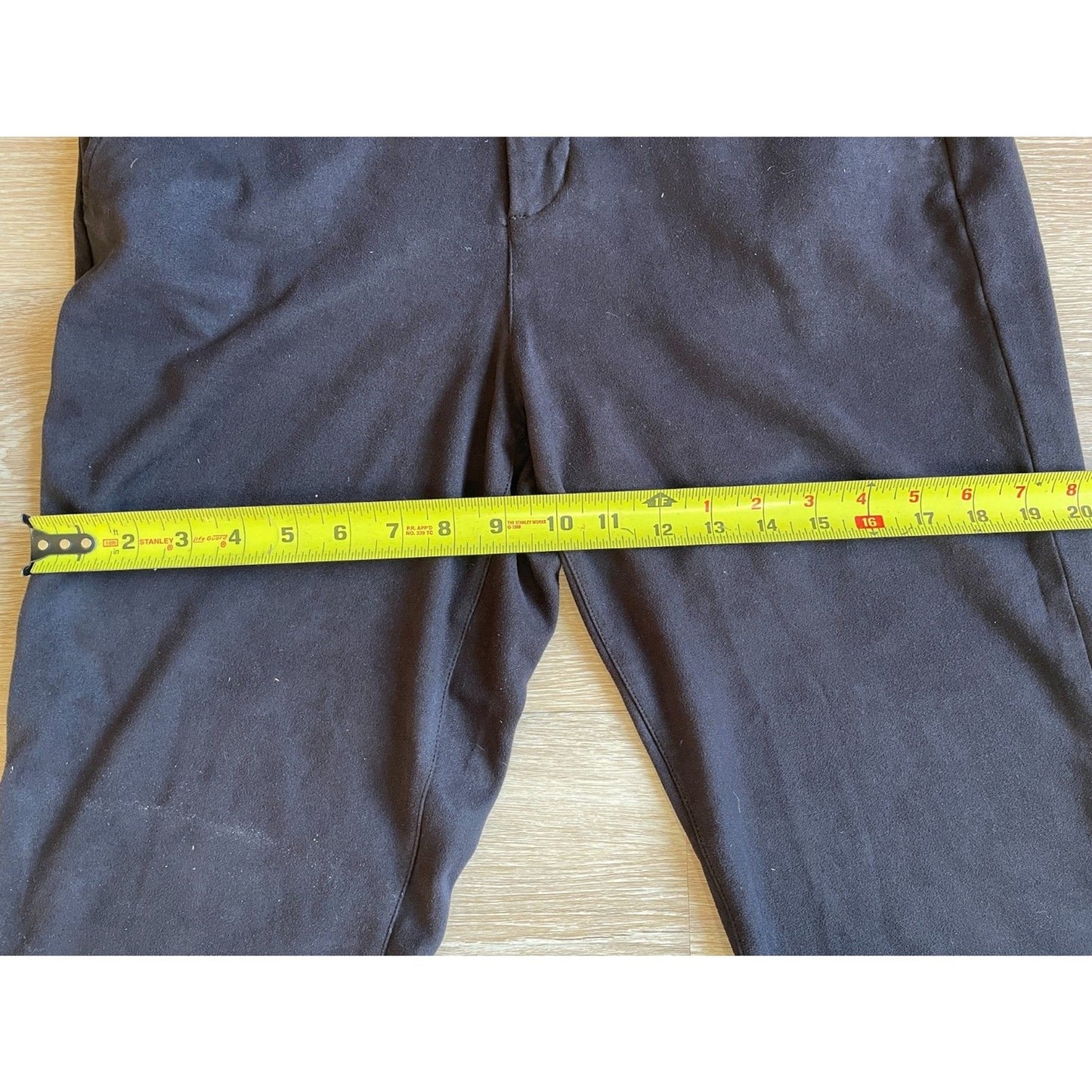 LEVEL 99 Black Faux Suede Wide Leg Pants, Size 299