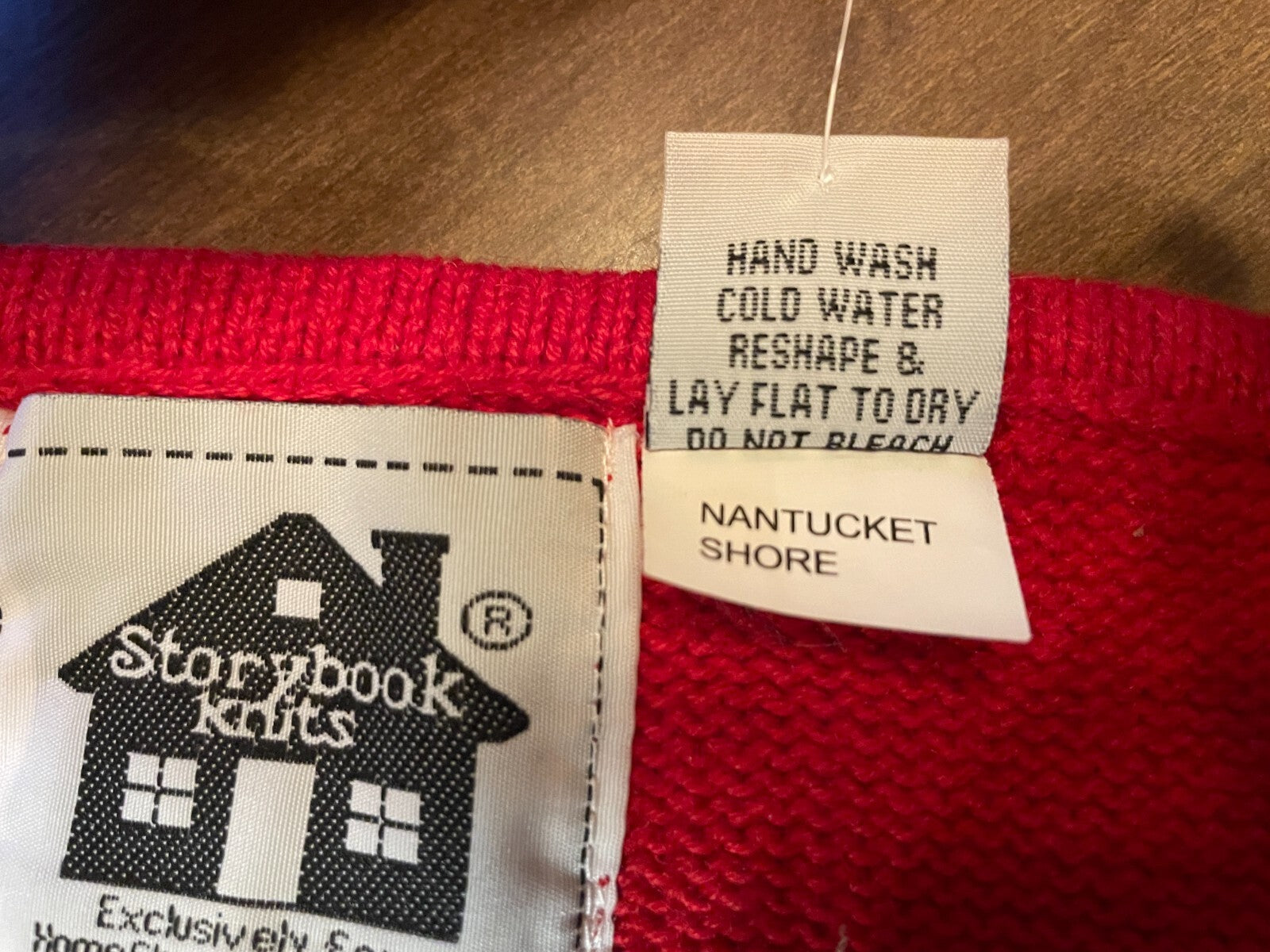 STORYBOOK KNITS NEW Nantucket Shore Red White Cardigan Cotton Sweater, Size 3X6