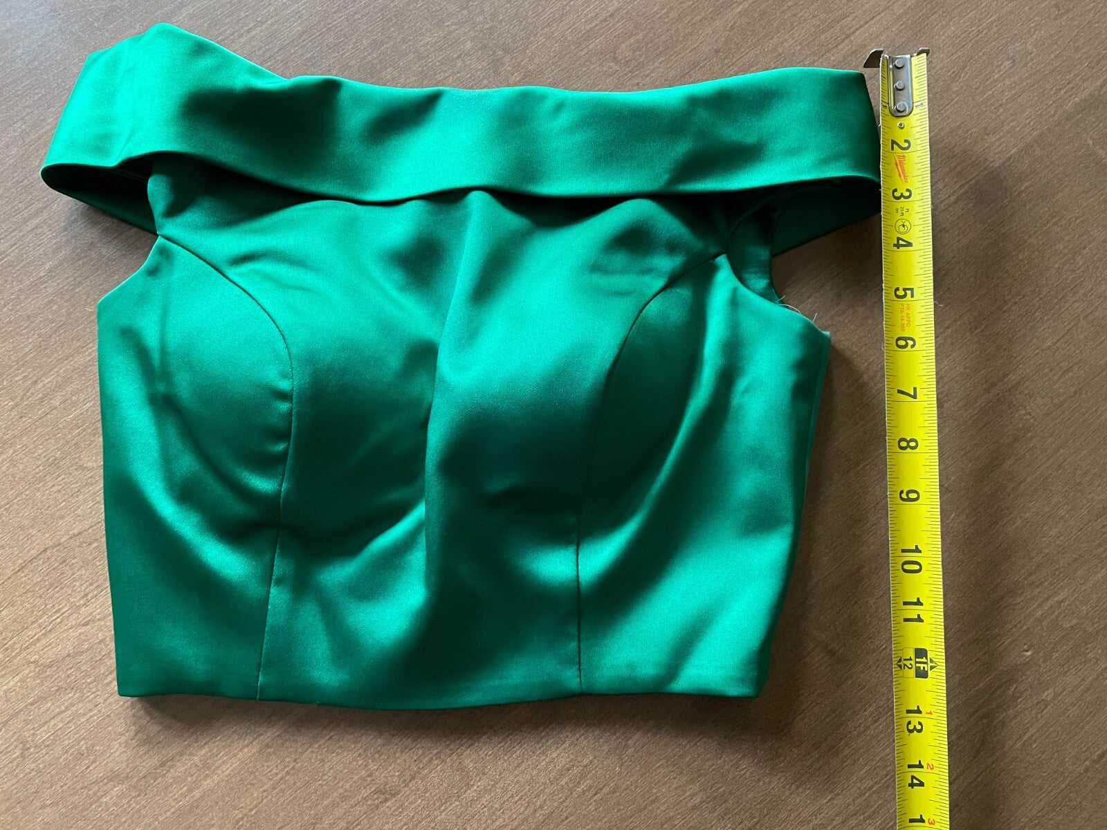 SHERRI HILL Emerald Green Long 2 Piece Prom Dress with Beaded Waist6