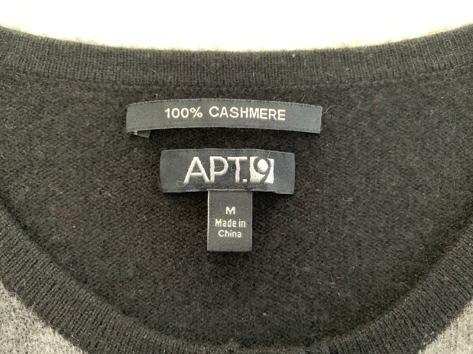 Apt. 9 100% Cashmere Argyle Cardigan Sweater, Size Medium4