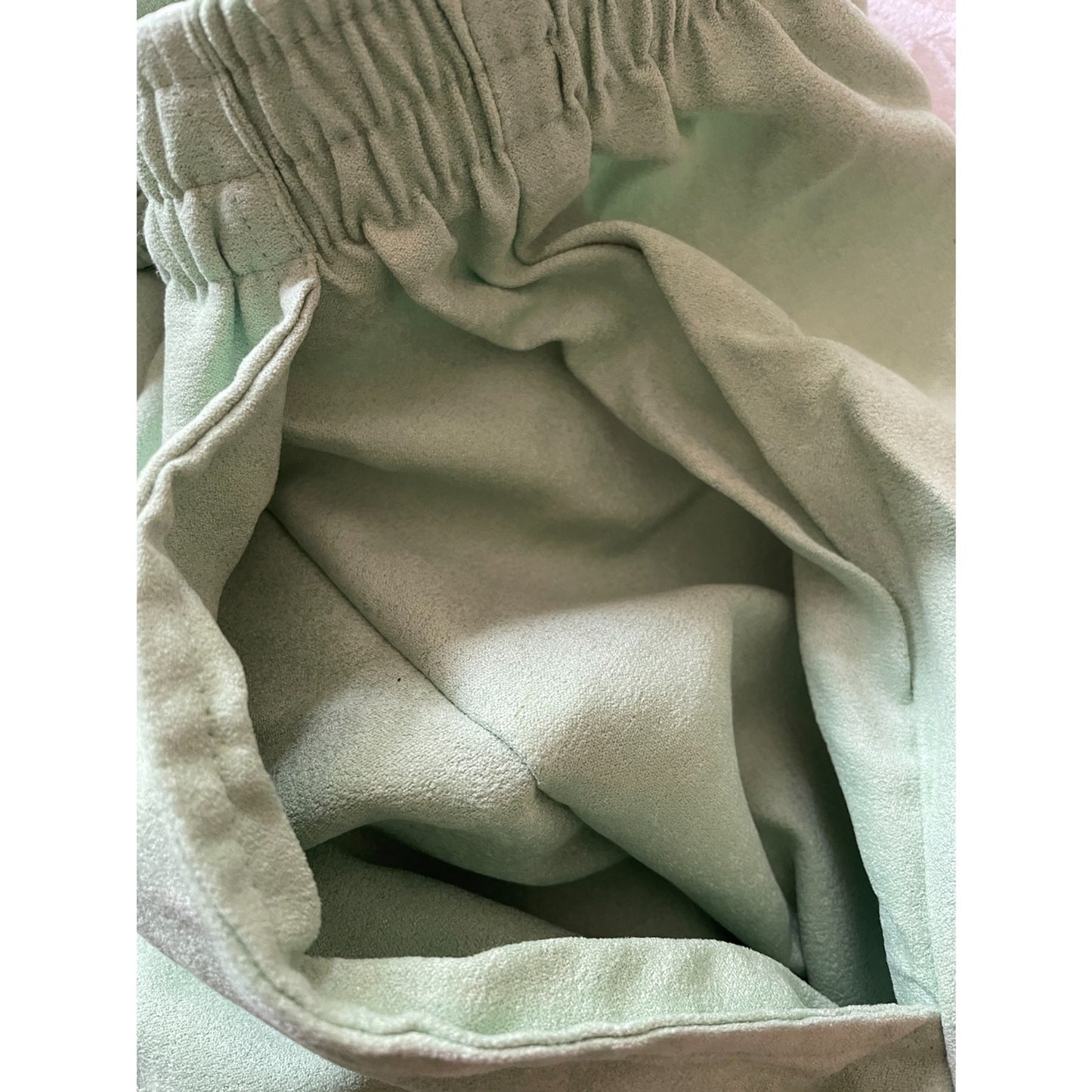 MAGGIE SWEET New Mint Green Velveteen Elastic Waist Pants, Size 3X Petite6
