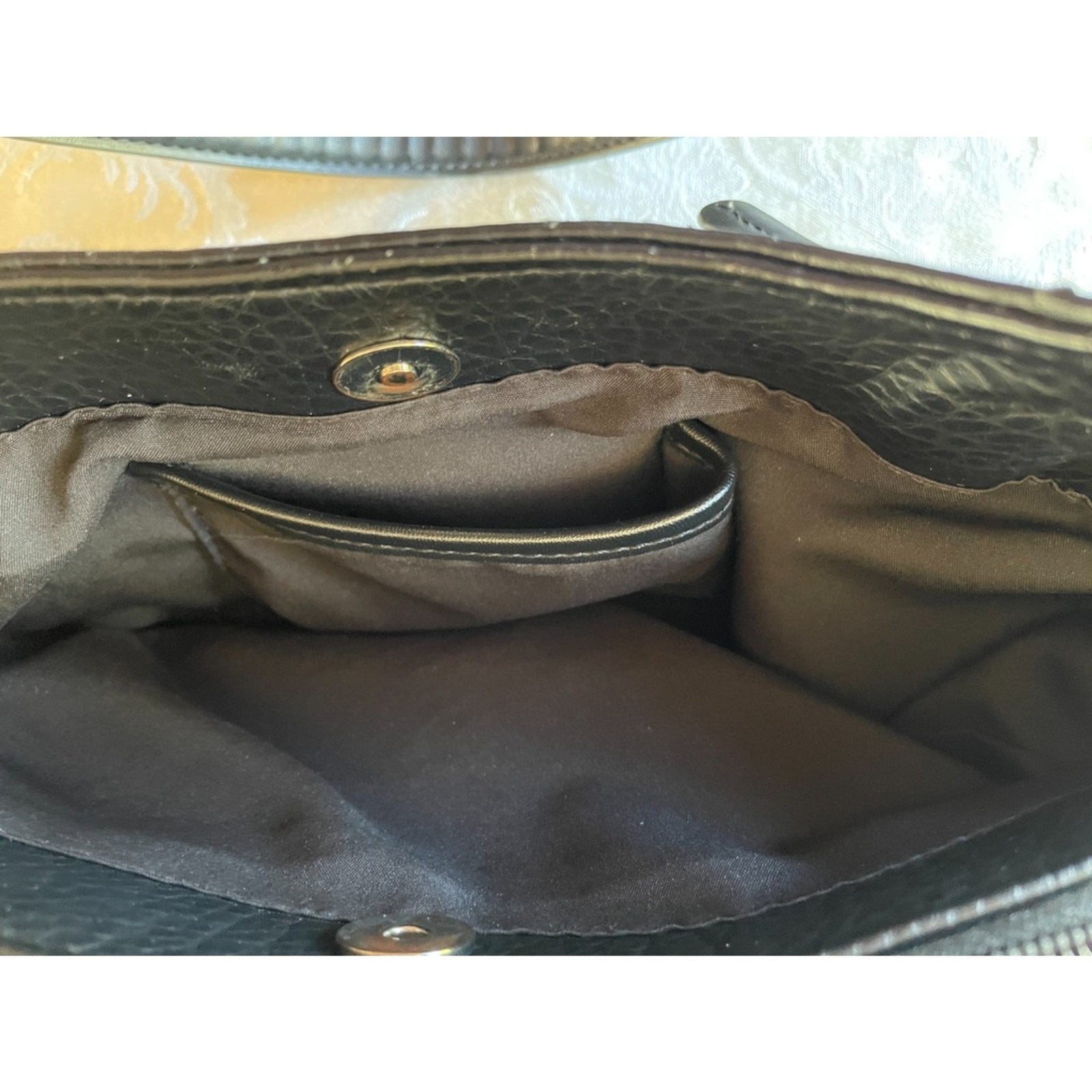 GIANI BERNINI Black Pebble Leather Tote Bag6