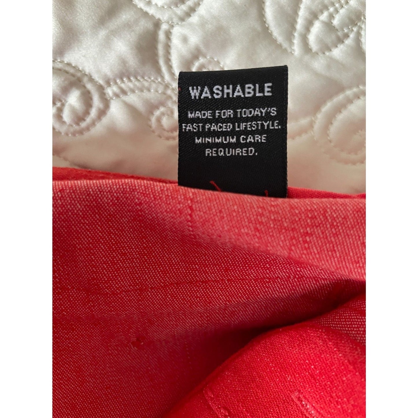 LARRY LEVINE Red Cropped Capri Chino Cotton Pants, Size 4 Petite5