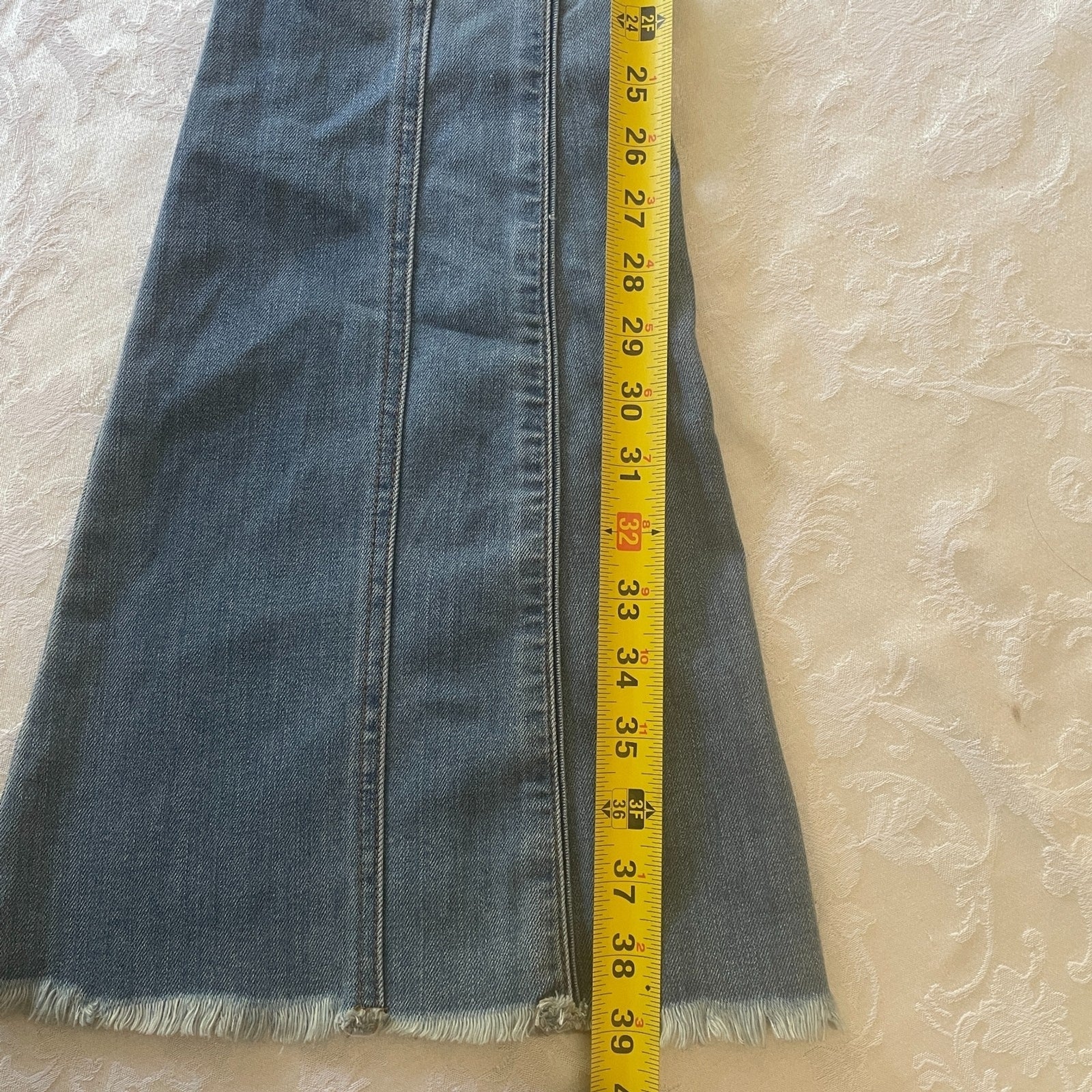 FREE PEOPLE Wide Flare Leg 70's Vibe Light Washed Jeans, Size 245
