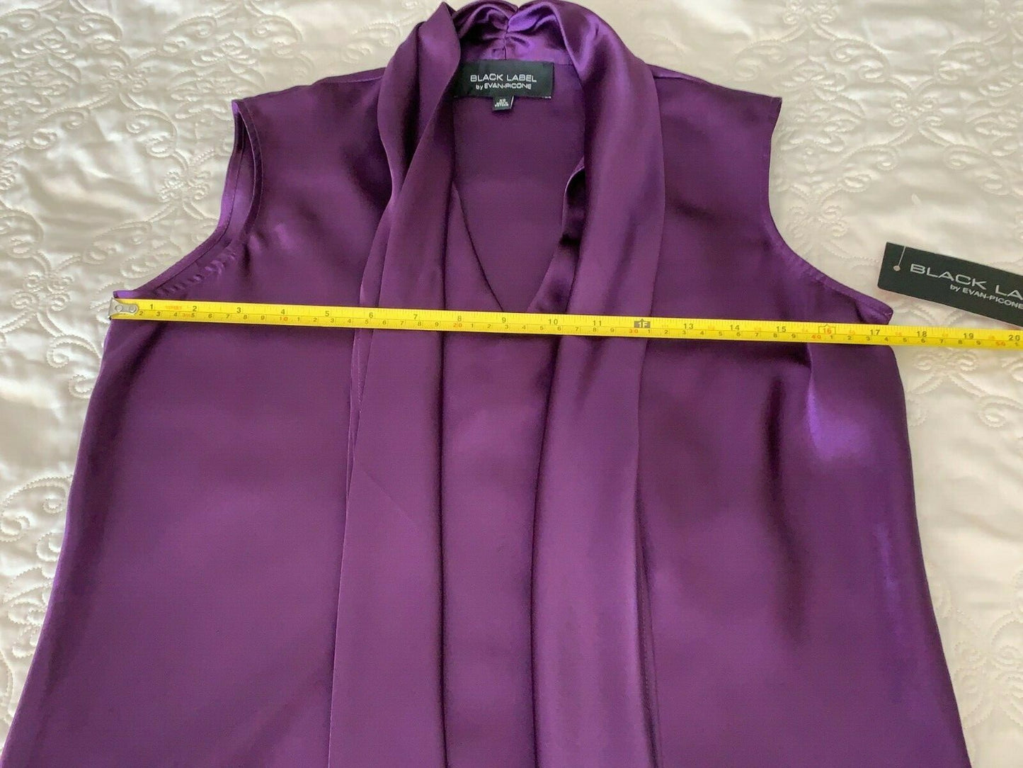 EVAN-PICONE Black Label Purple Sleeveless Tank8