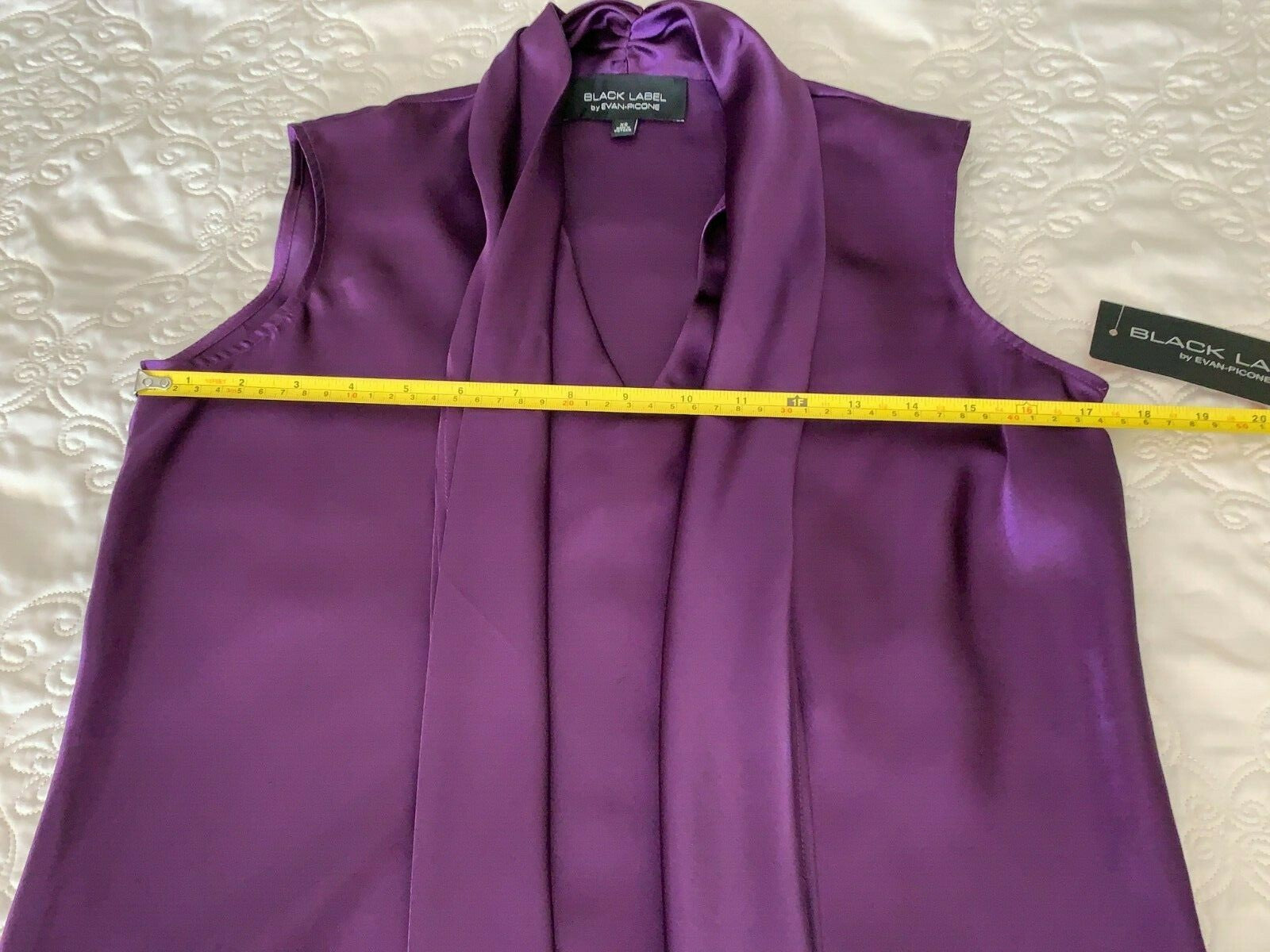 EVAN-PICONE Black Label Purple Sleeveless Tank8
