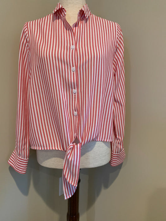 BEACHLUNCHLOUNGE COLLECTION Red/White Shirt, 100% Viscose0