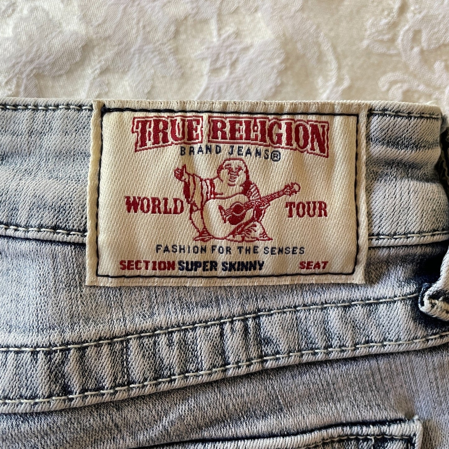 TRUE RELIGION New Ankle Super Skinny Jeans, Size 283