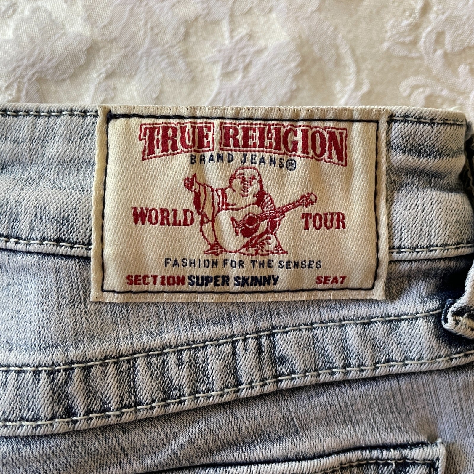 TRUE RELIGION New Ankle Super Skinny Jeans, Size 283