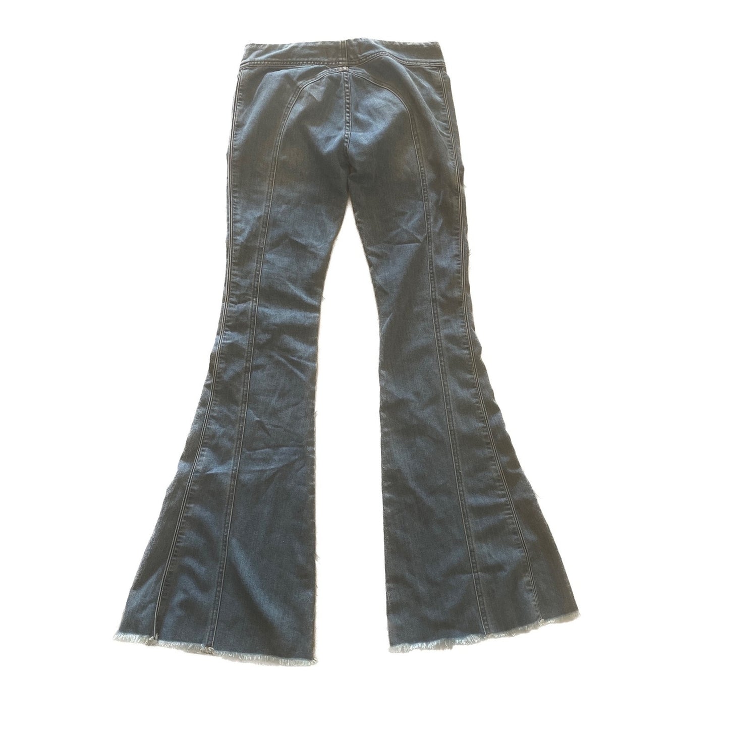 FREE PEOPLE Wide Flare Leg 70's Vibe Light Washed Jeans, Size 241