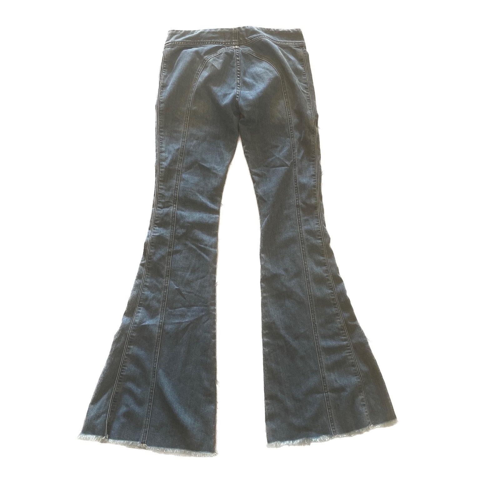 FREE PEOPLE Wide Flare Leg 70's Vibe Light Washed Jeans, Size 241