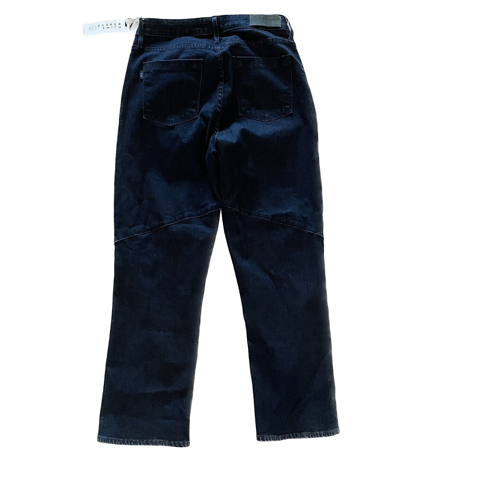 PARKER SMITH New Peek-a-Boo Red, White, Blue Stripe, Dark Blue Jeans, Size 295