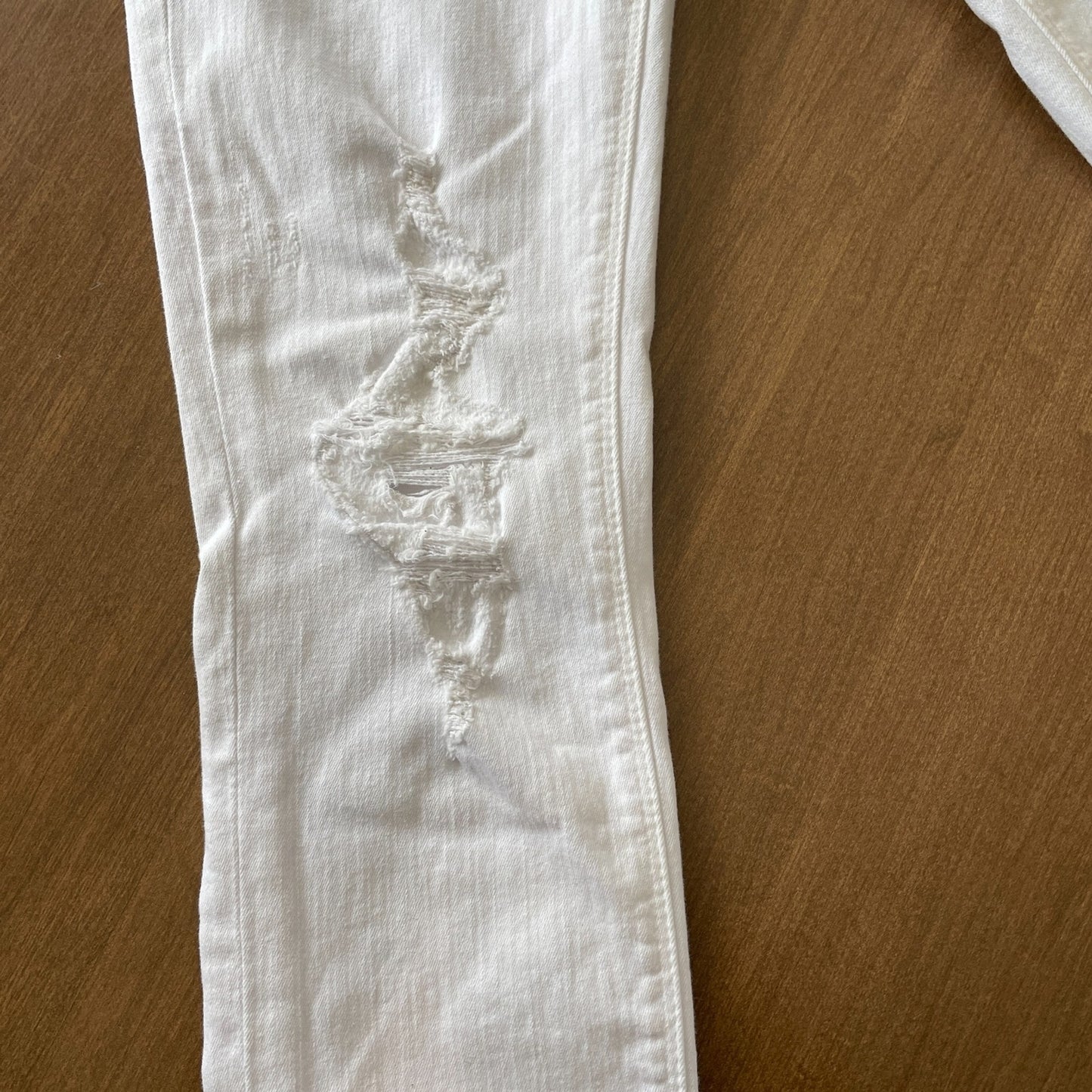 HUDSON Women's Barbara High Waist White Super Skinny Jeans, Size 2611