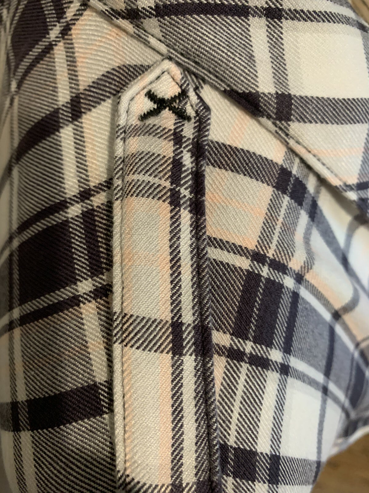 SANCTUARY Boyfriend Plaid Button-Down Shirt, XS2