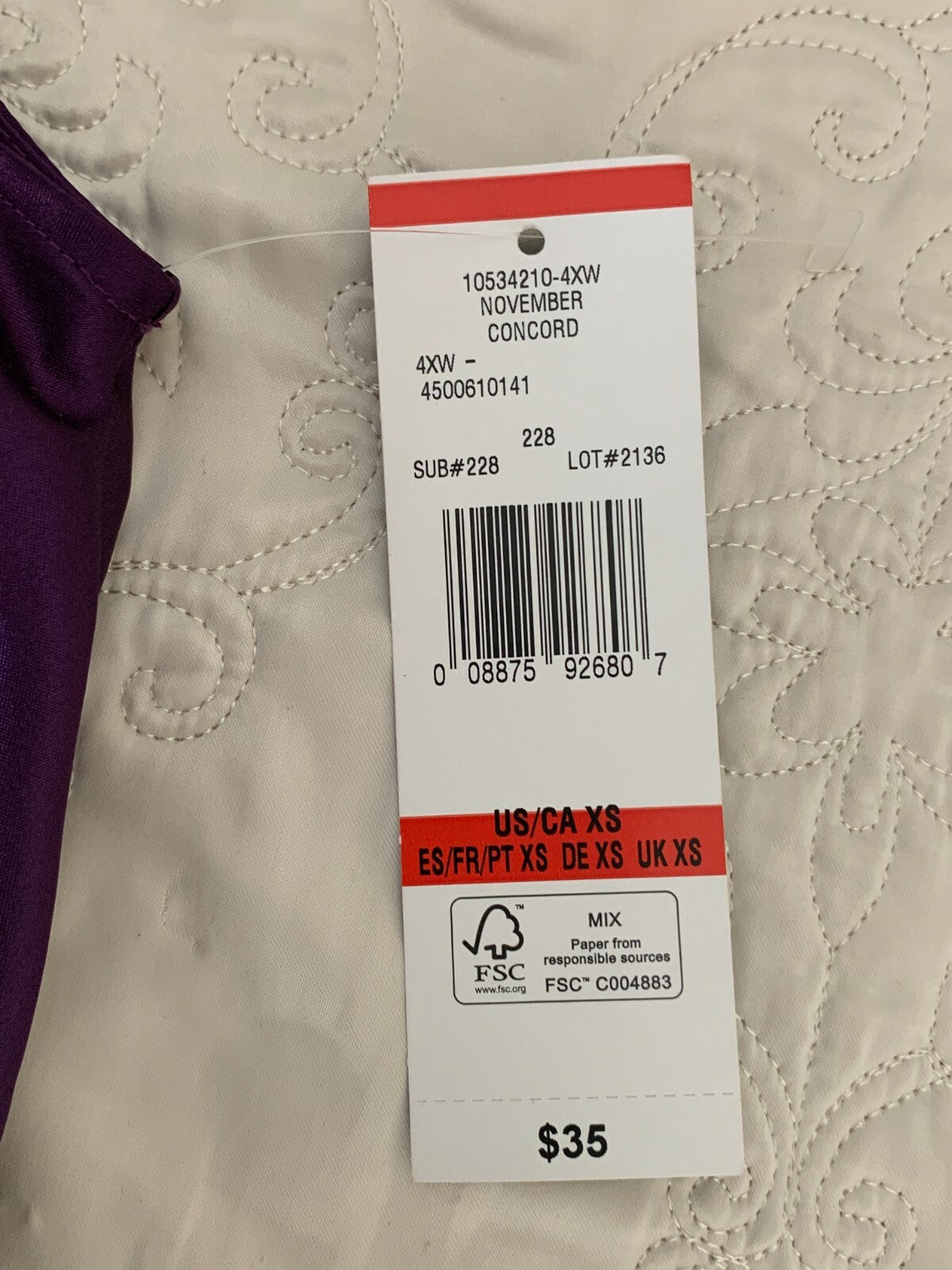 EVAN-PICONE Black Label Purple Sleeveless Tank4