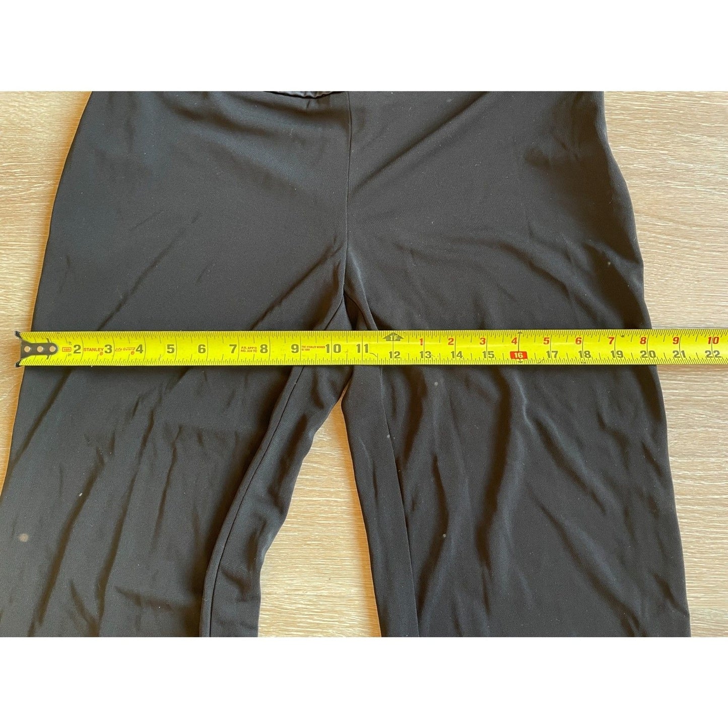 ETCETERA NWT Black Rayon Magnetic Grace Fit Straight Leg Pants, Size 611