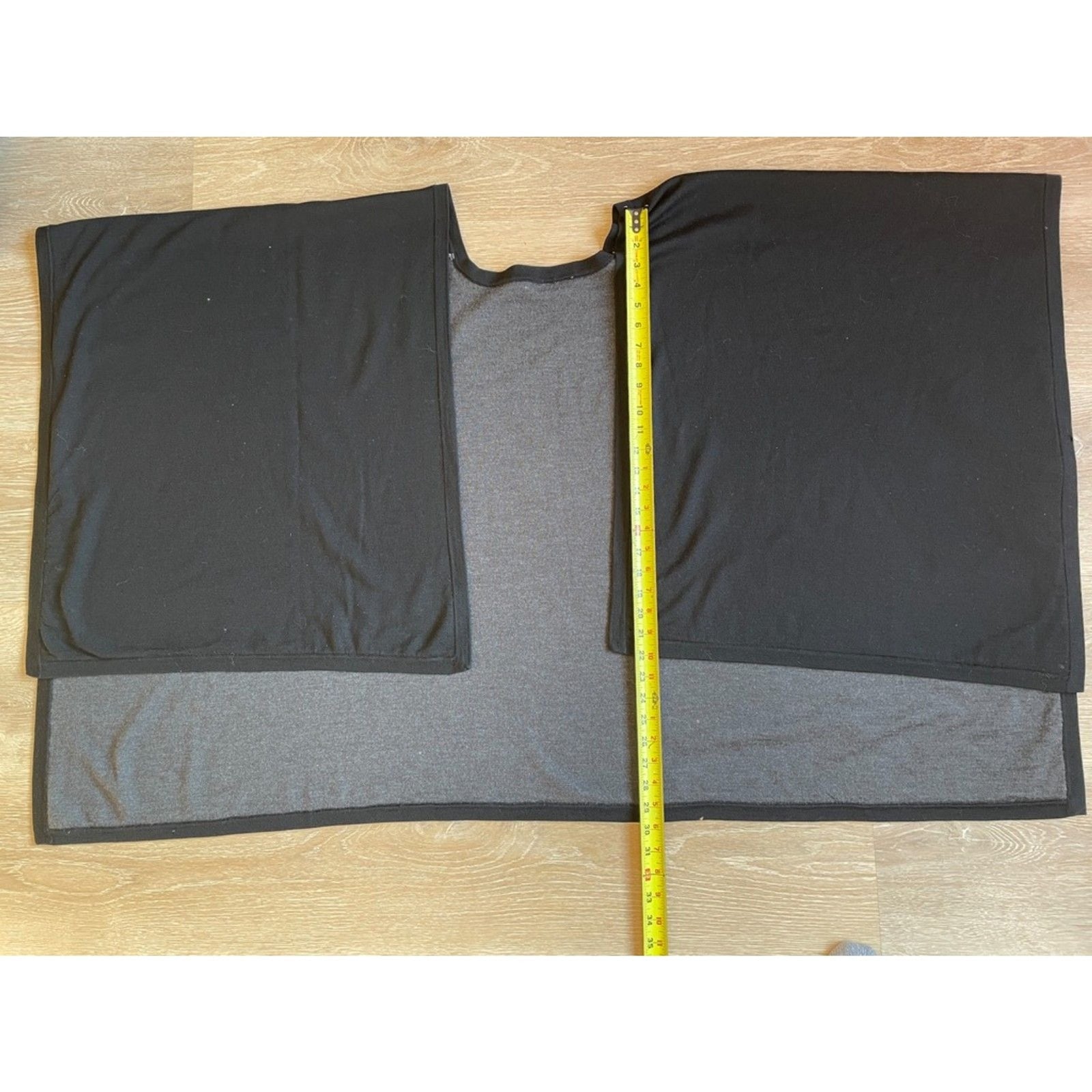 Beautiful black and Gray Reversible Wrap8