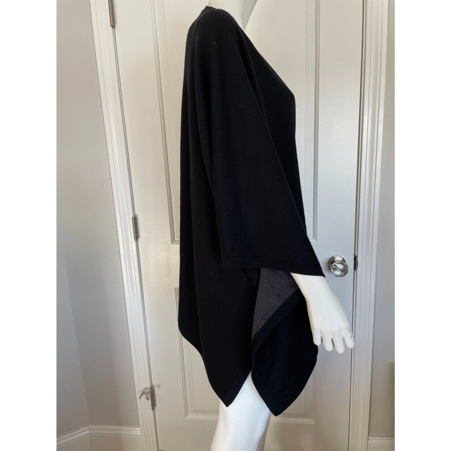 Beautiful black and Gray Reversible Wrap1