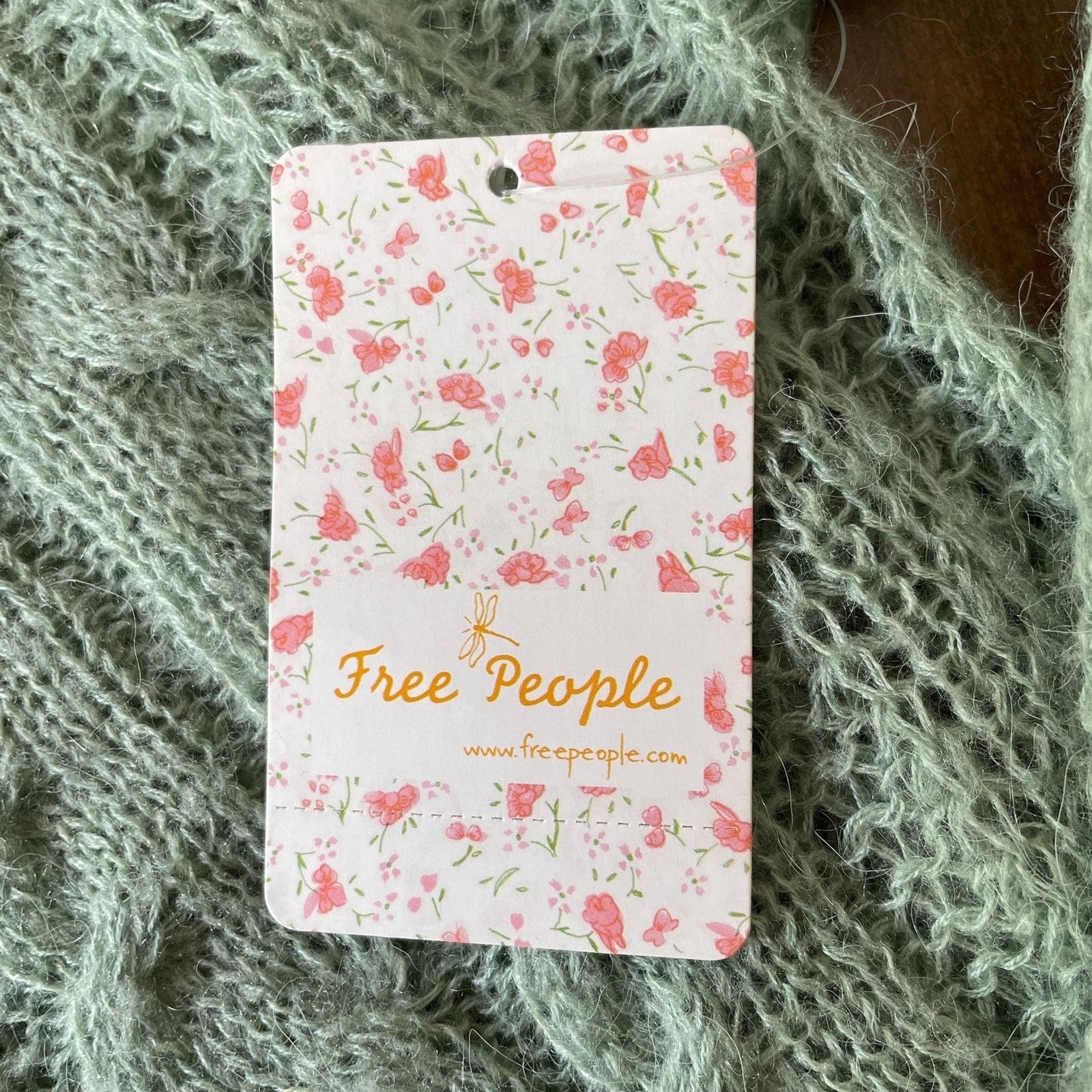 FREE PEOPLE New Mint Fresh Combo Sweater, Size XS9