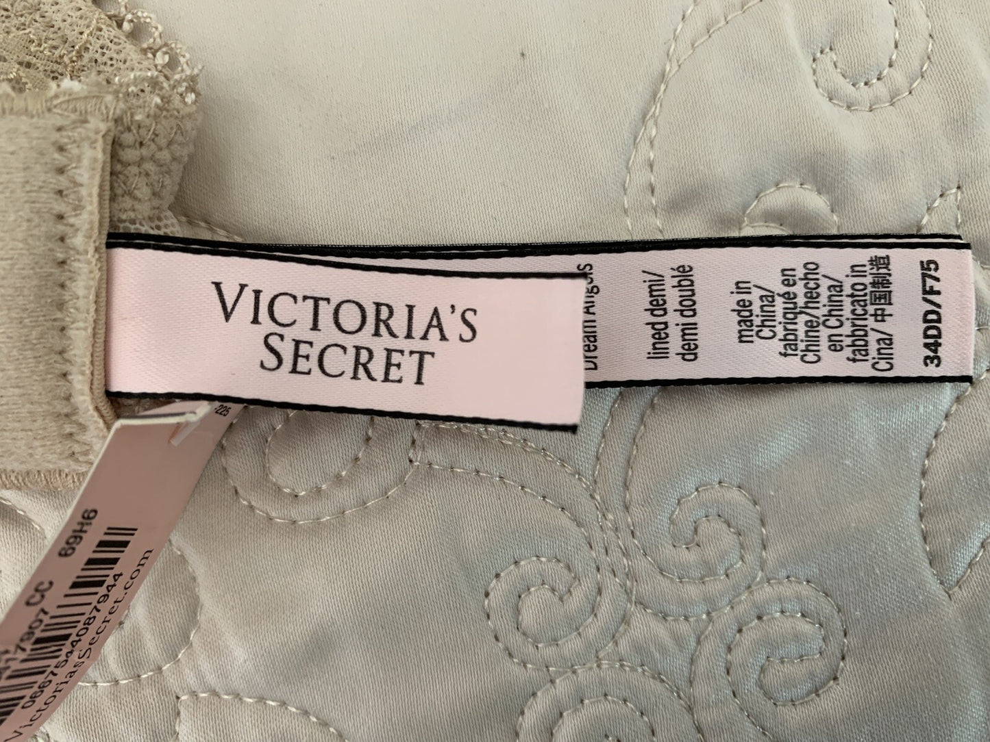VICTORIA’S SECRET New Dream Angel Champagne Lace Bra3