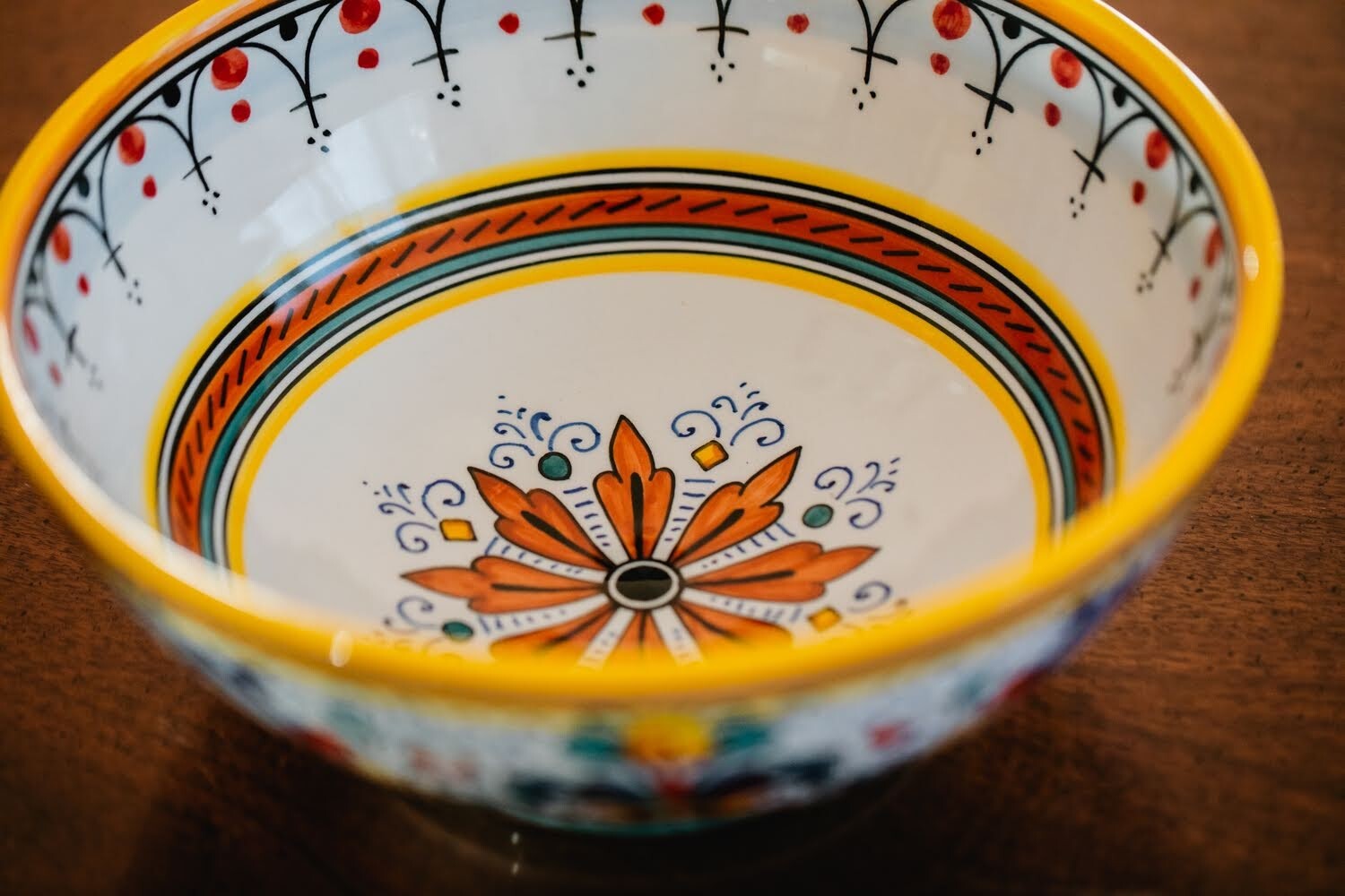 CERAMICHE SBERNA New Italian Ceramic Serving Bowl 10 inches1