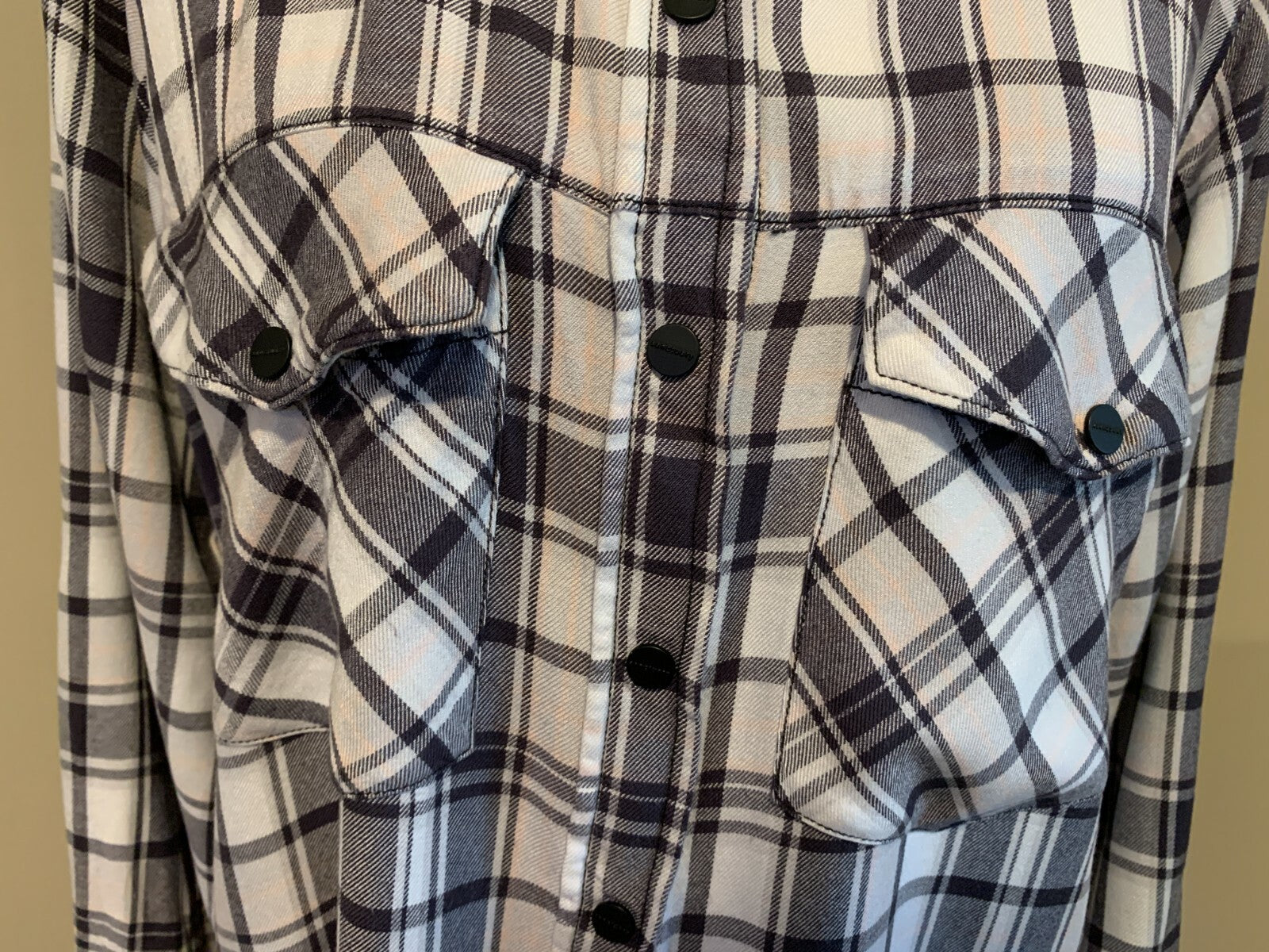 SANCTUARY Boyfriend Plaid Button-Down Shirt, XS4