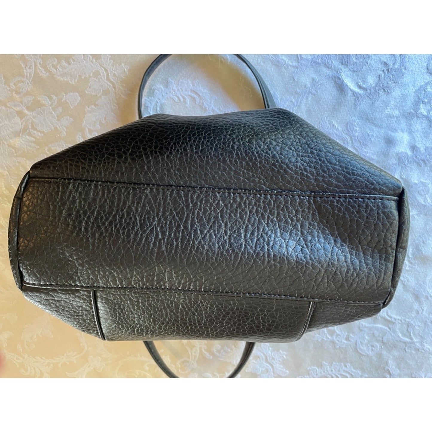 GIANI BERNINI Black Pebble Leather Tote Bag7