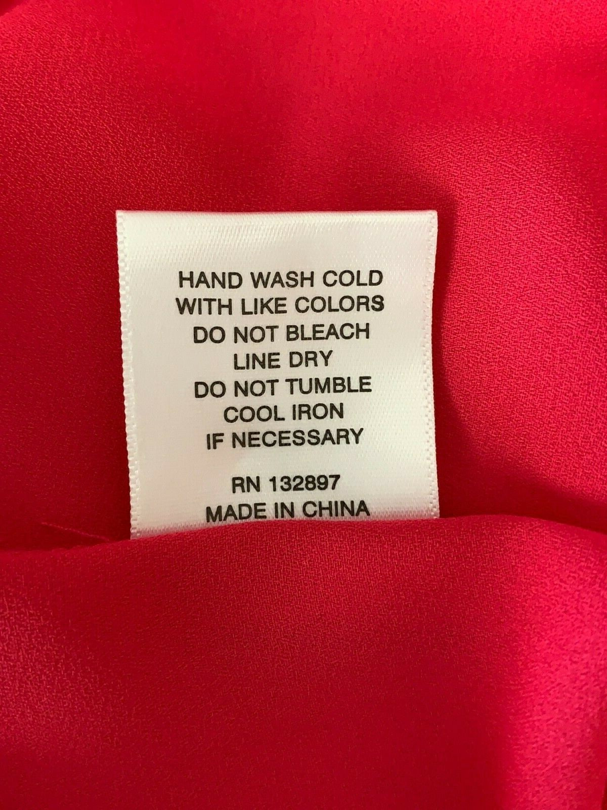 ROSE & OLIVE Fuchsia Tank w/tassel, Size XS5
