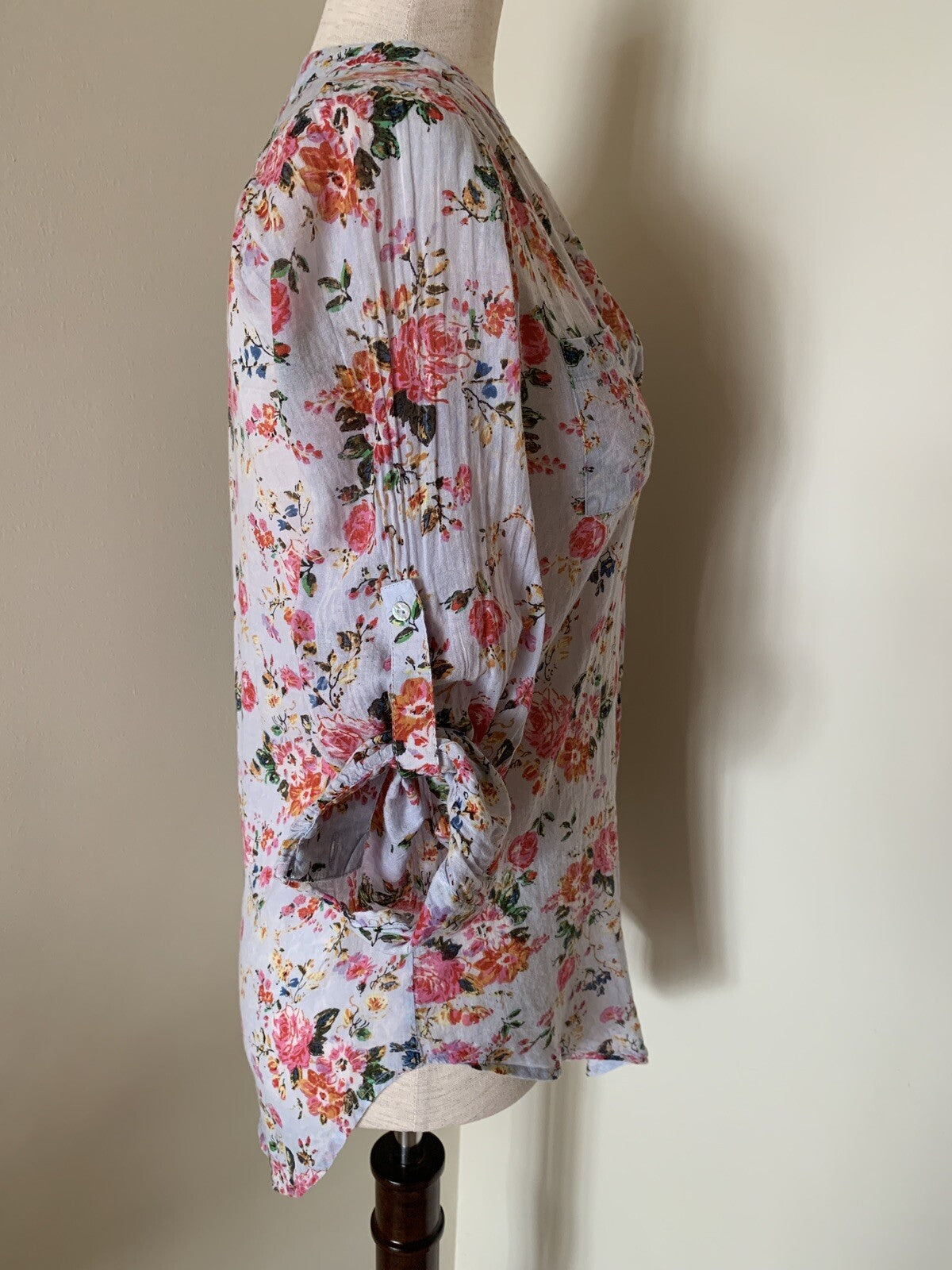 ATMOSPHERE Adorable Floral Long Sleeve Light Weight Shirt, Size Small3