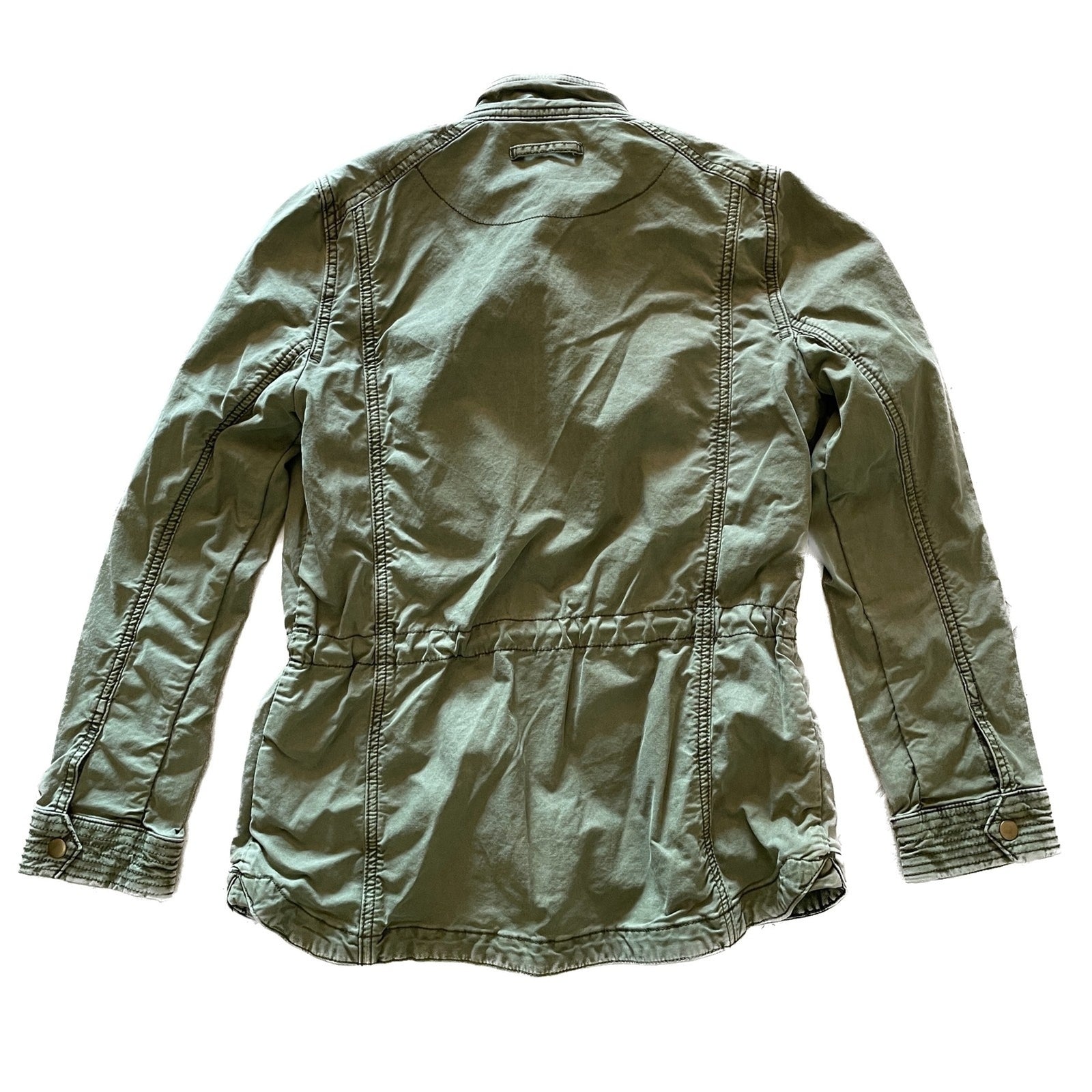 LUCKY BRAND Women's Olive Green Military Utility Jacket, Size S4