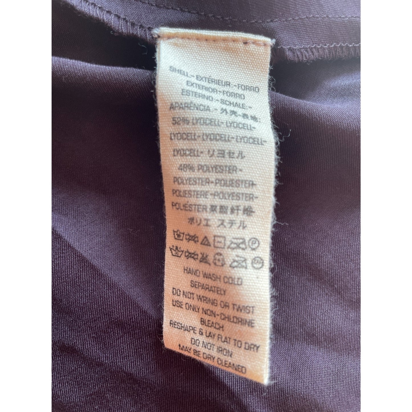 FREE PEOPLE Silky Strappy Plum Purple Tank Top, Size XS7