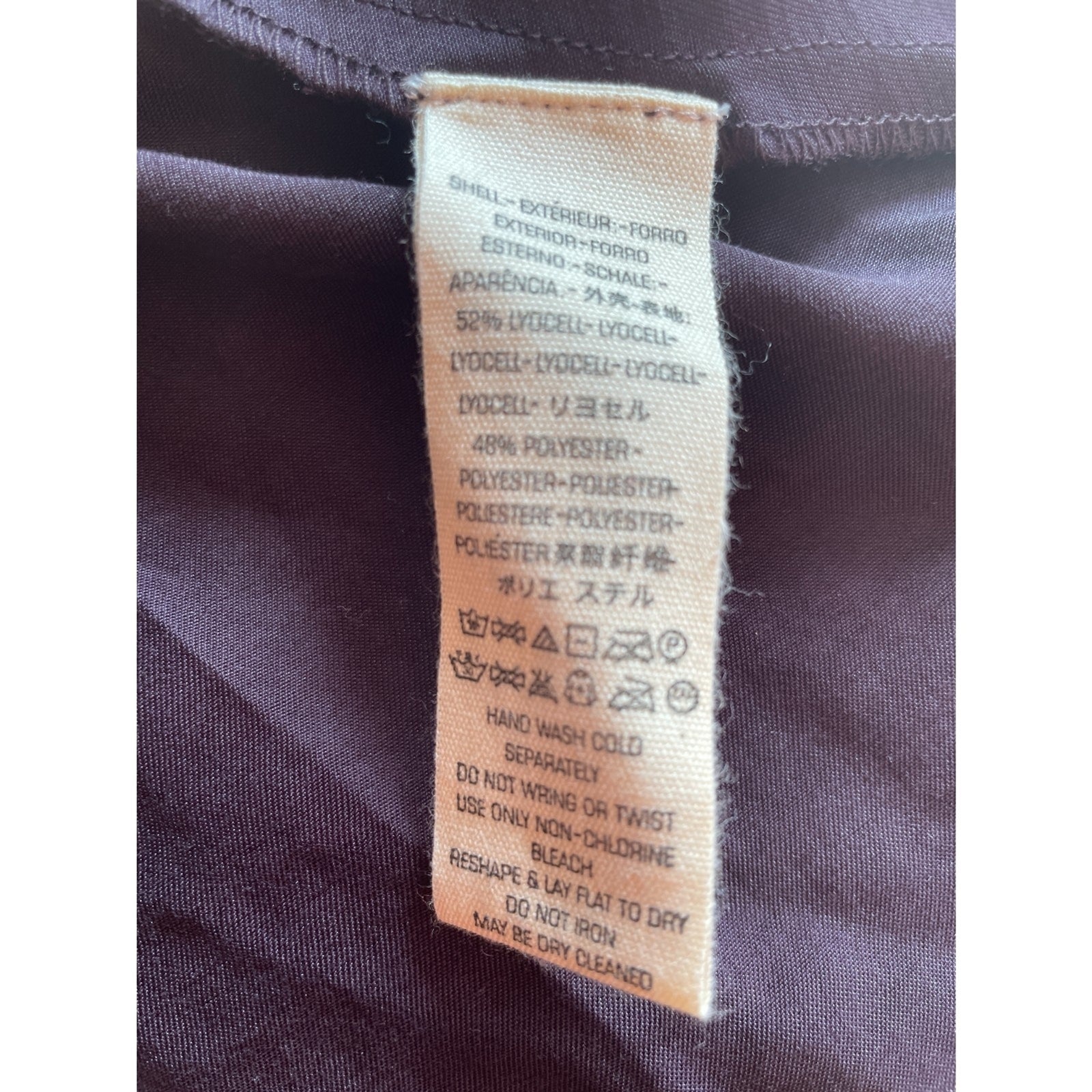 FREE PEOPLE Silky Strappy Plum Purple Tank Top, Size XS7