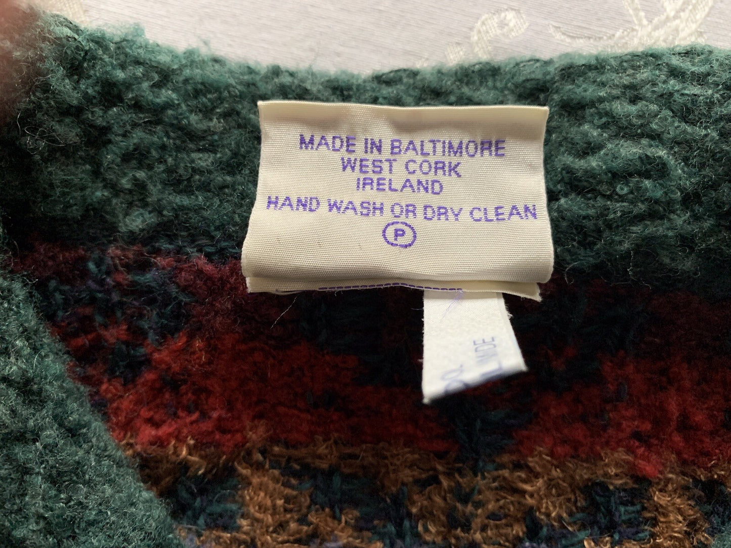 Bebhinn Marten Irish Wool Cardigan Sweater Button Up Womens Size P Small4