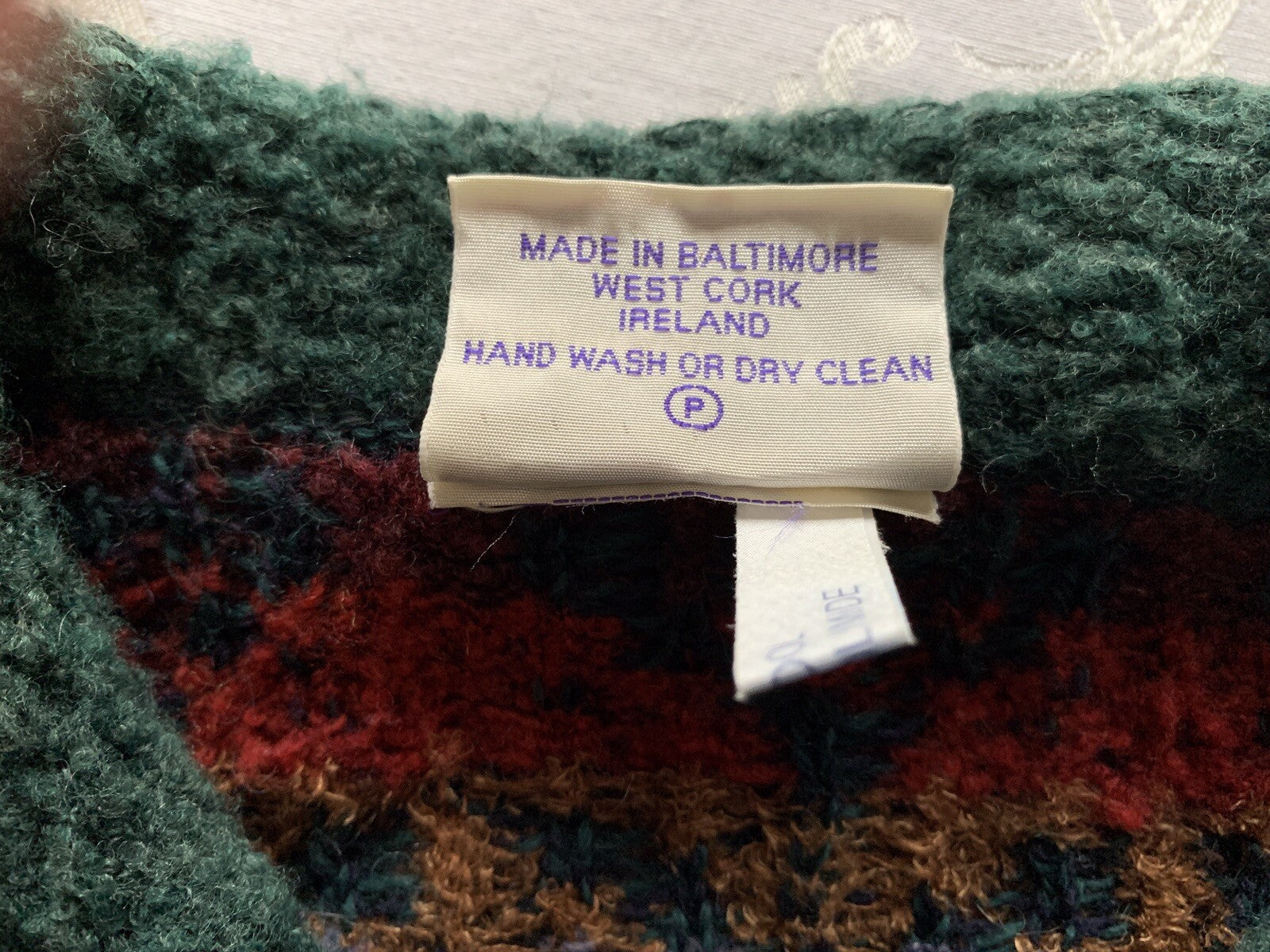Bebhinn Marten Irish Wool Cardigan Sweater Button Up Womens Size P Small4