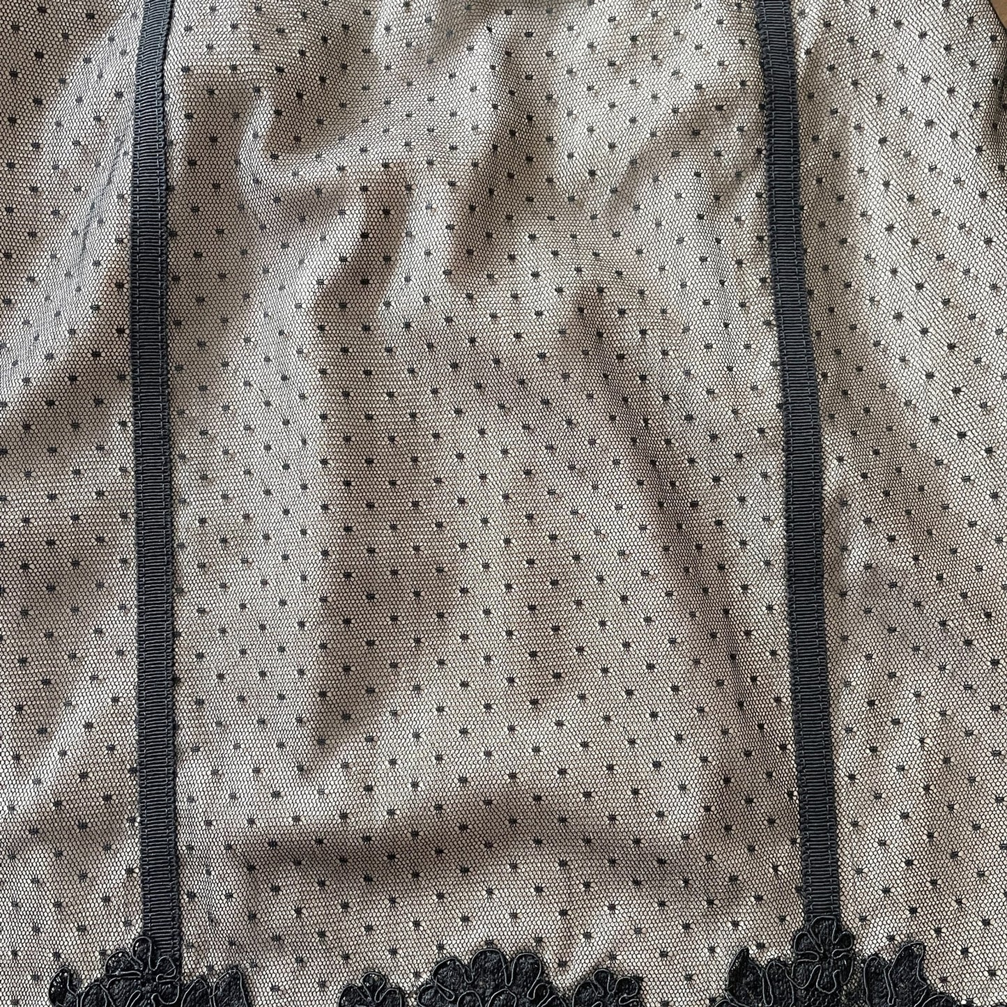 KAREN MILLEN New Black Lace Corset Halter Dress, Size 89