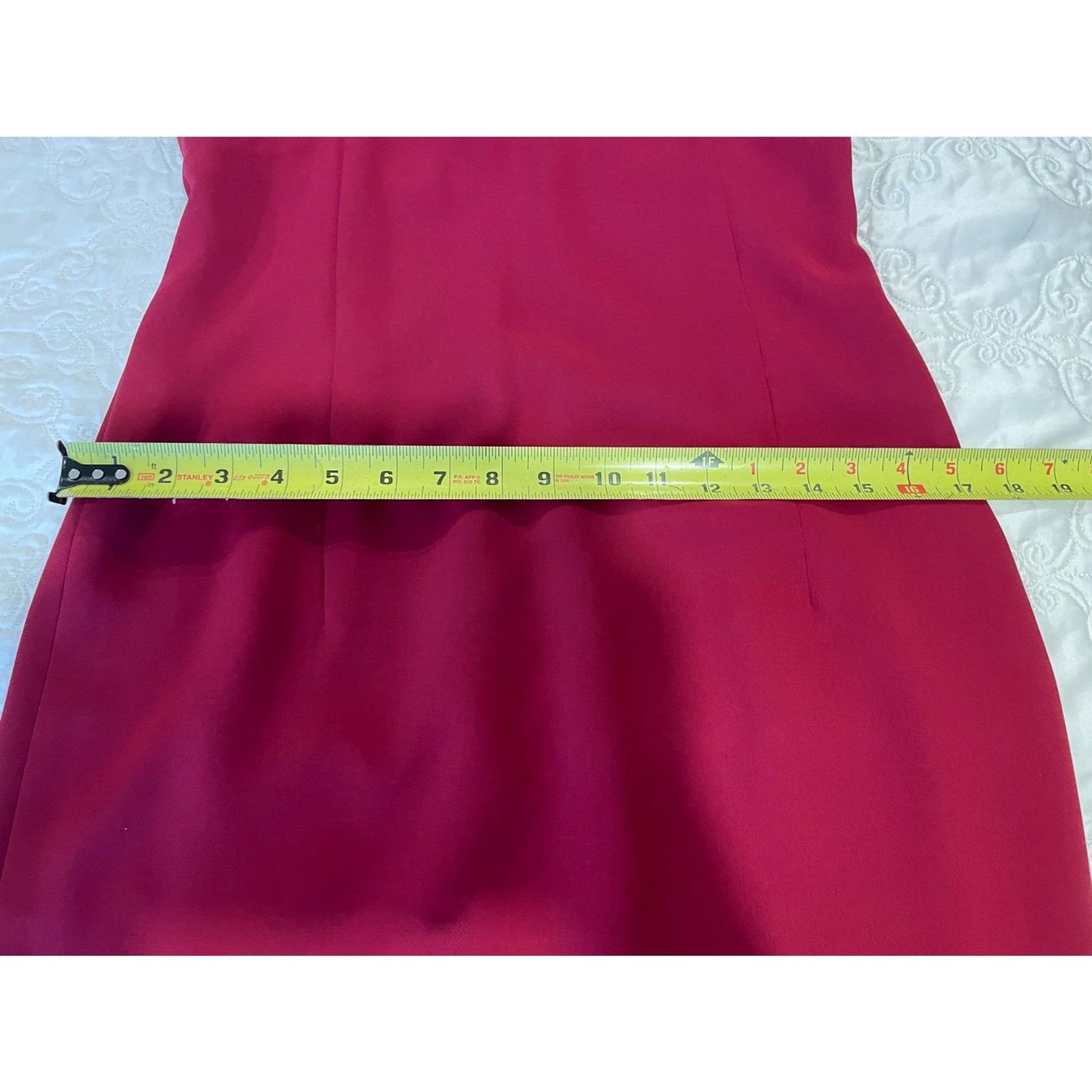 TARAHI NWOT Deep Red Long Sleeve Fitted Pencil Dress, Size 614