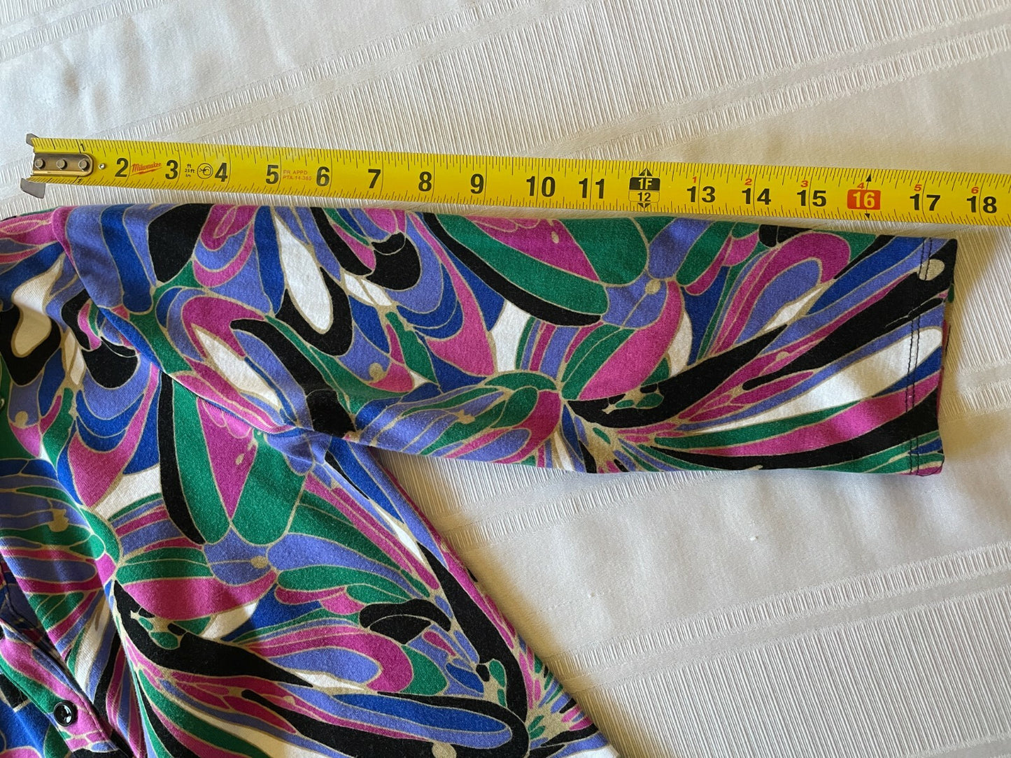 EVAN PICONE 100% Cotton Abstract Shirt, Size Large6