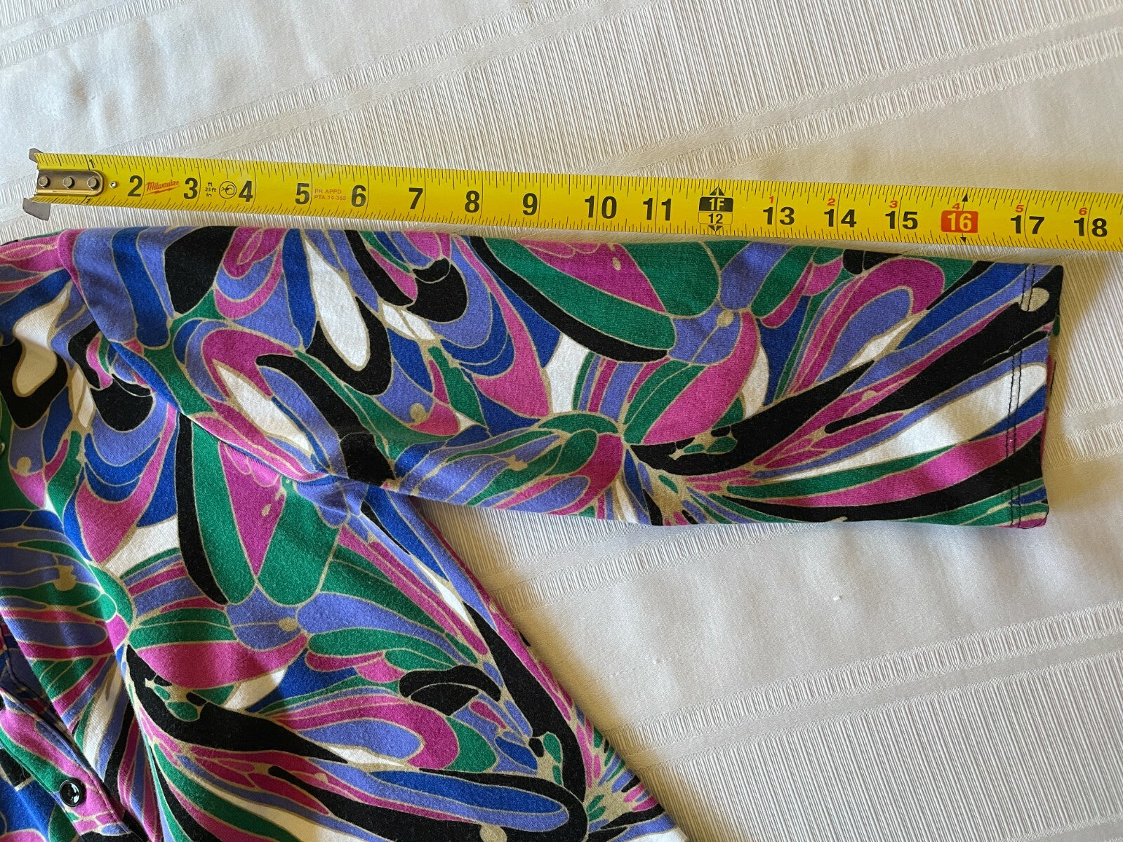 EVAN PICONE 100% Cotton Abstract Shirt, Size Large6