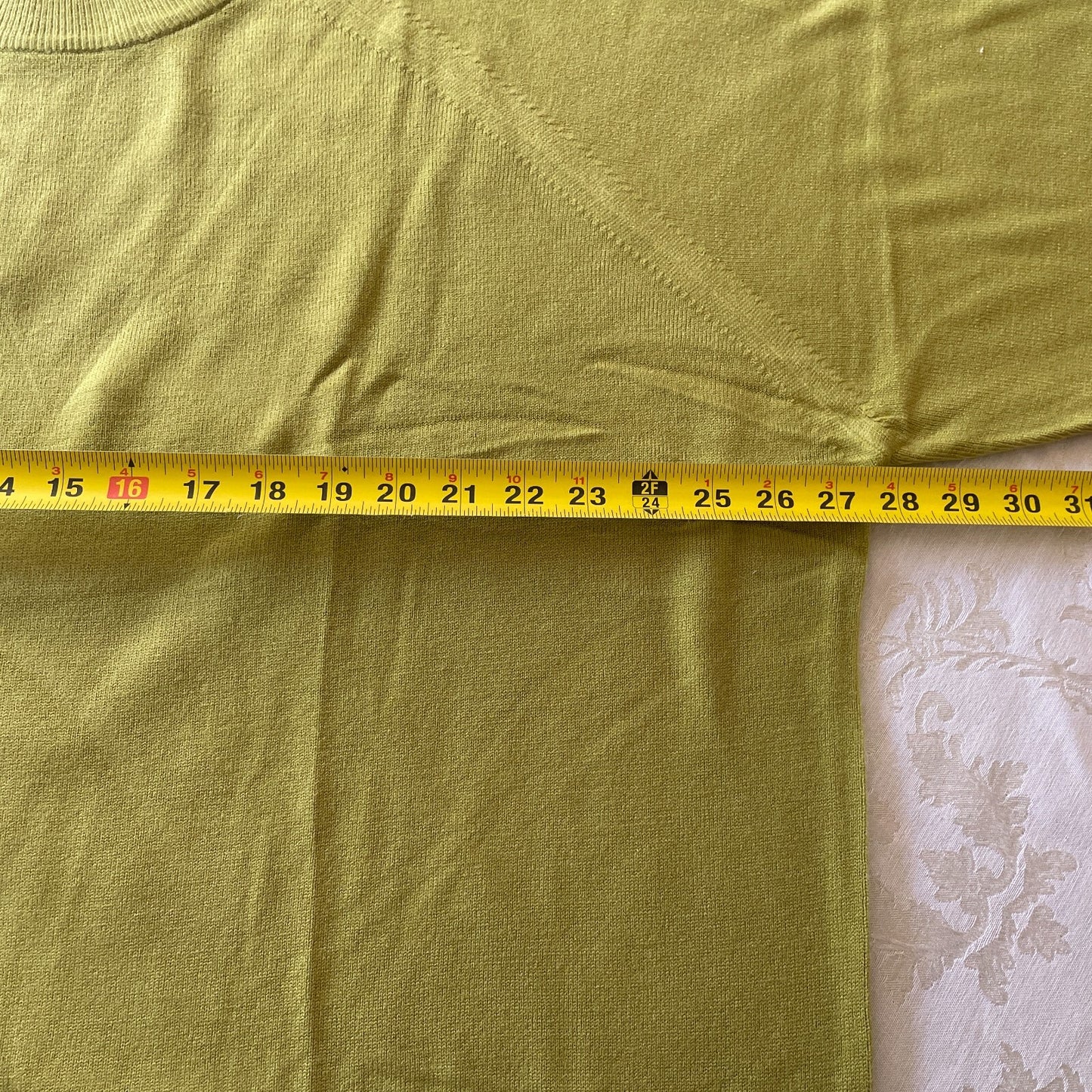 STITCHES IN TIME New Mock Neck Pea Green Sweater, Size 3X8