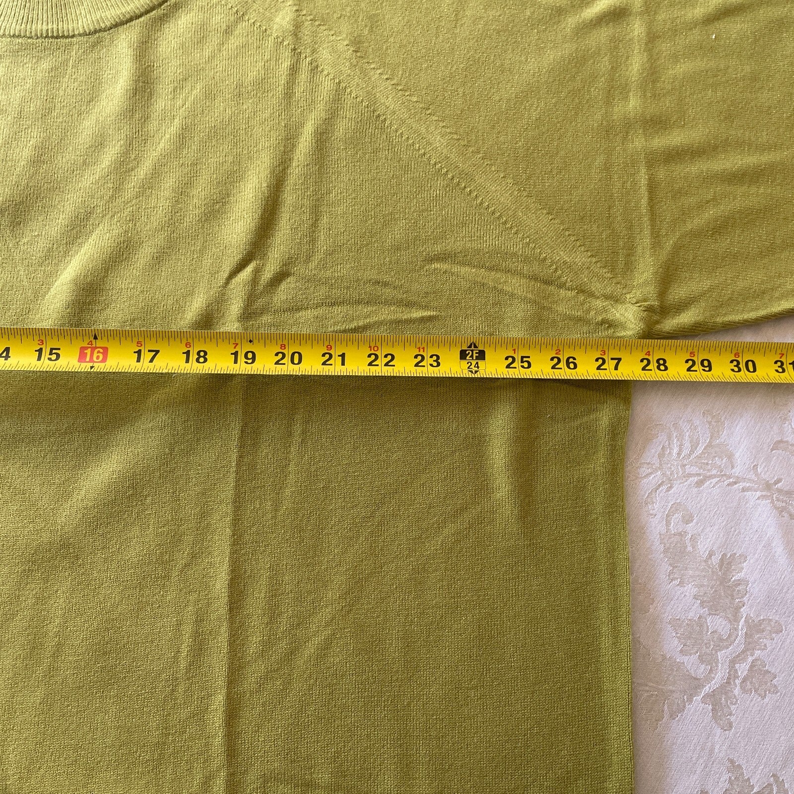 STITCHES IN TIME New Mock Neck Pea Green Sweater, Size 3X8