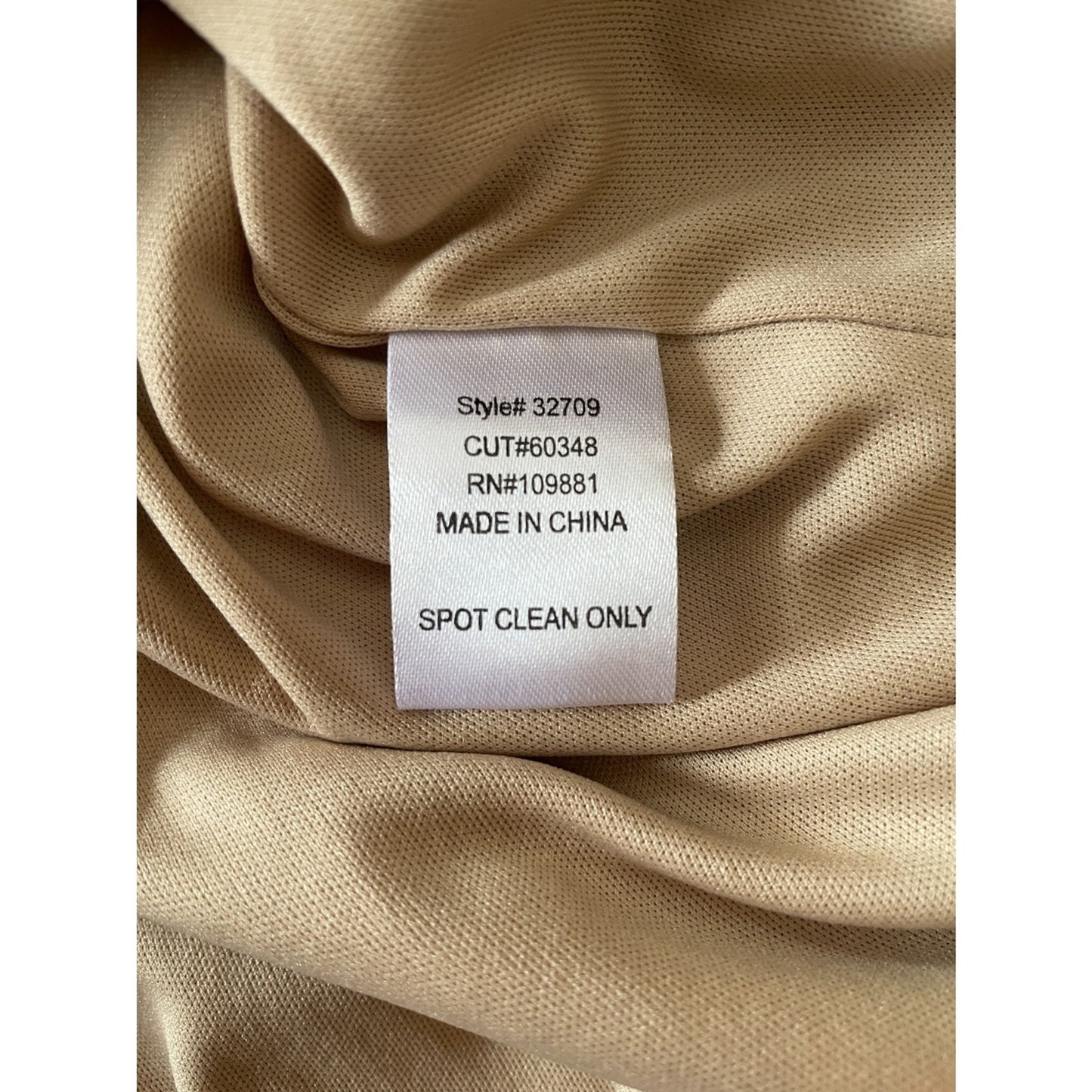 OLEG CASSINI Gold Sequin Tank Mini Dress, Size 65