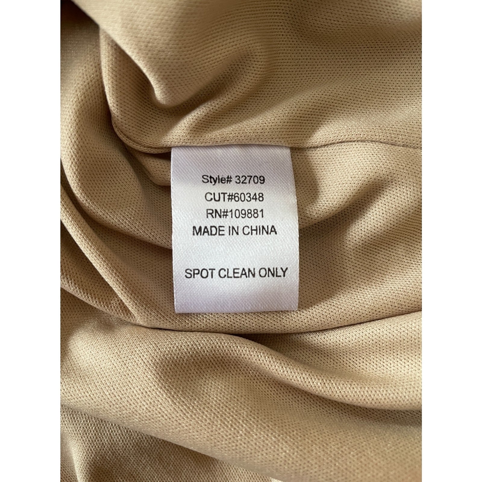 OLEG CASSINI Gold Sequin Tank Mini Dress, Size 65