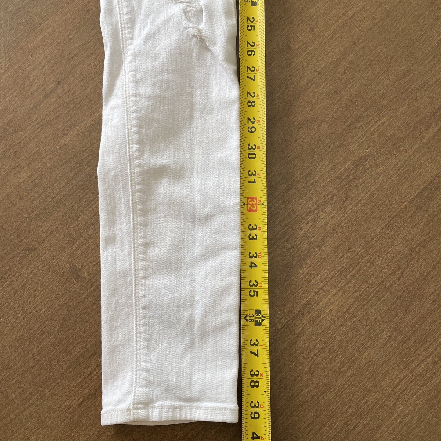 HUDSON Women's Barbara High Waist White Super Skinny Jeans, Size 2614