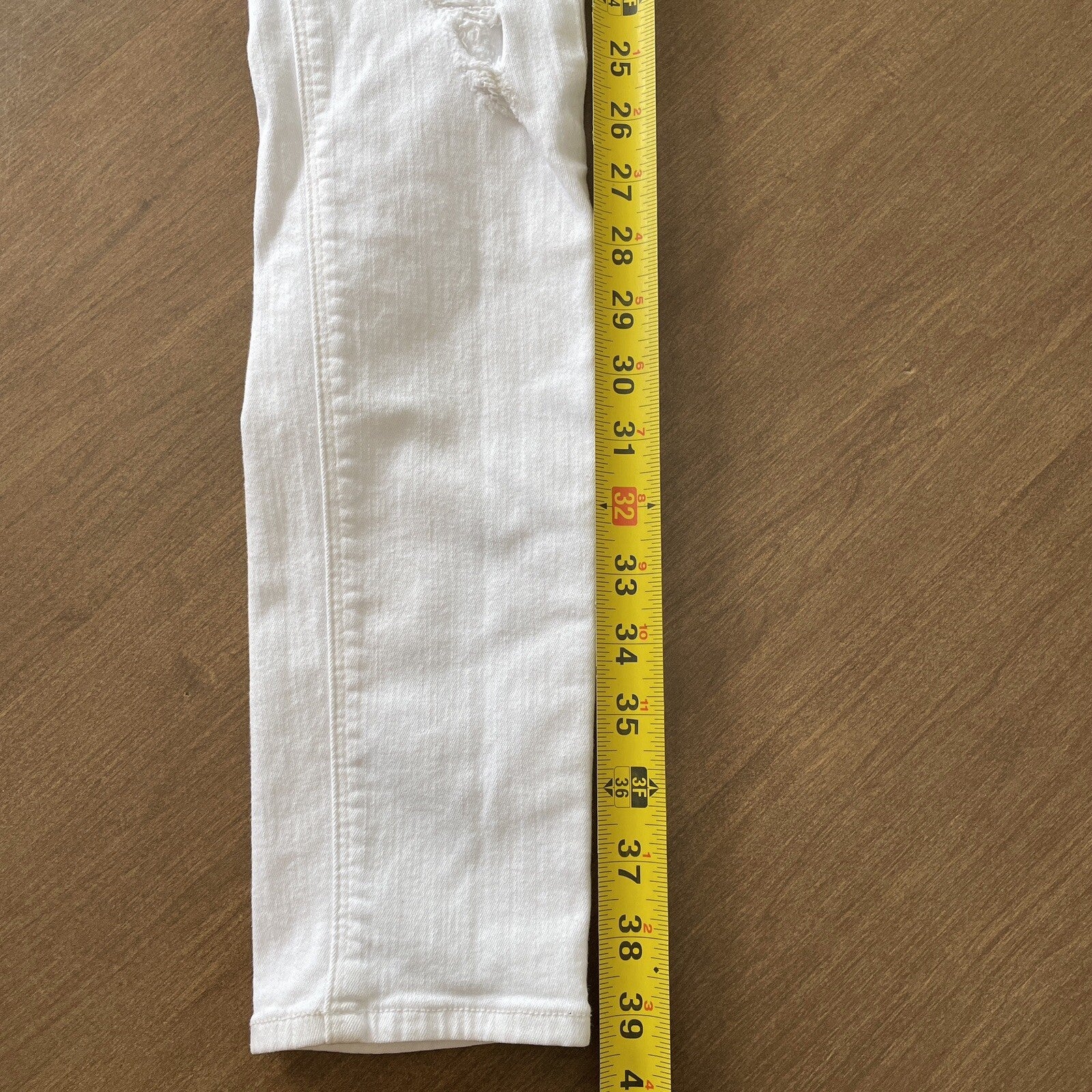 HUDSON Women's Barbara High Waist White Super Skinny Jeans, Size 2614