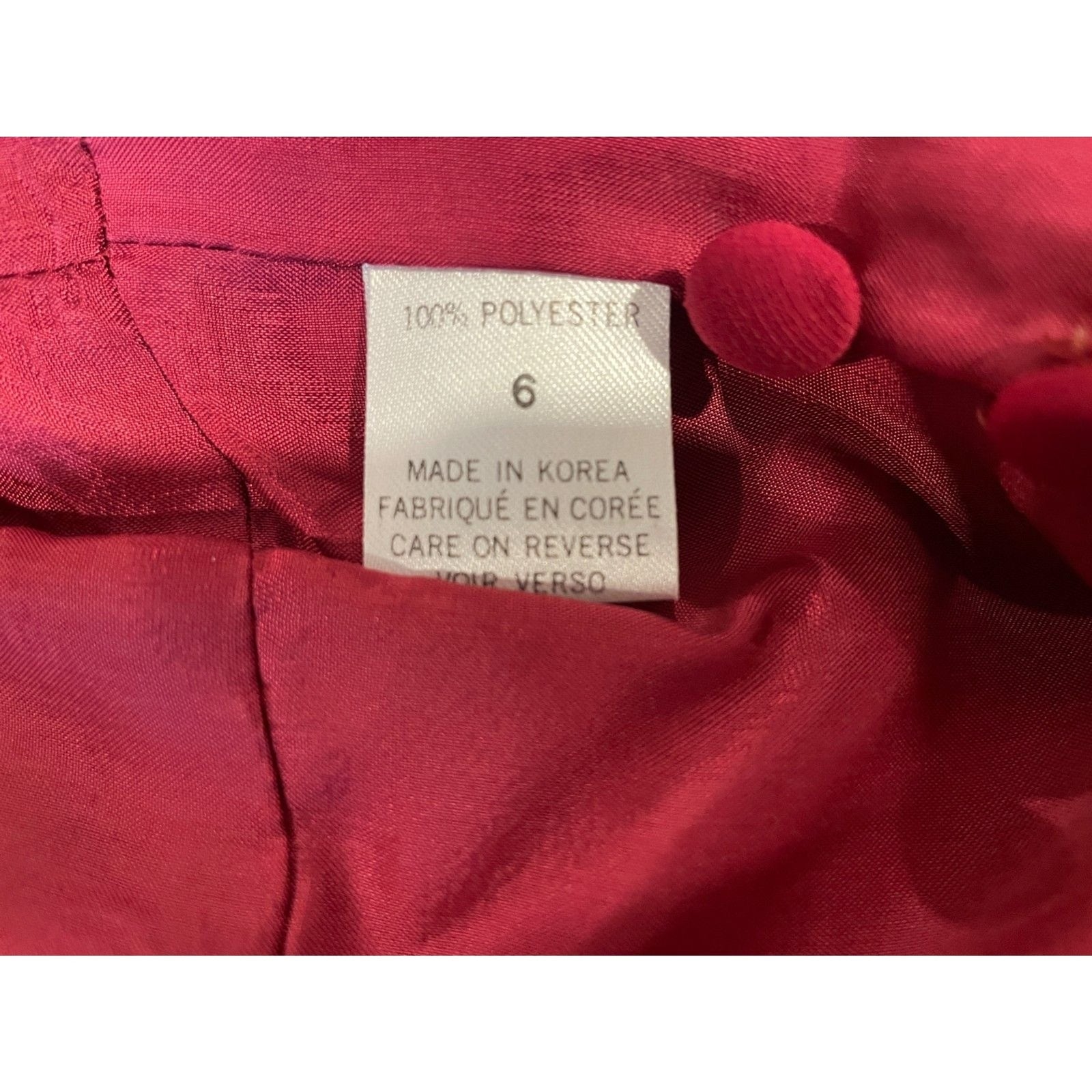 TARAHI NWOT Deep Red Long Sleeve Fitted Pencil Dress, Size 69